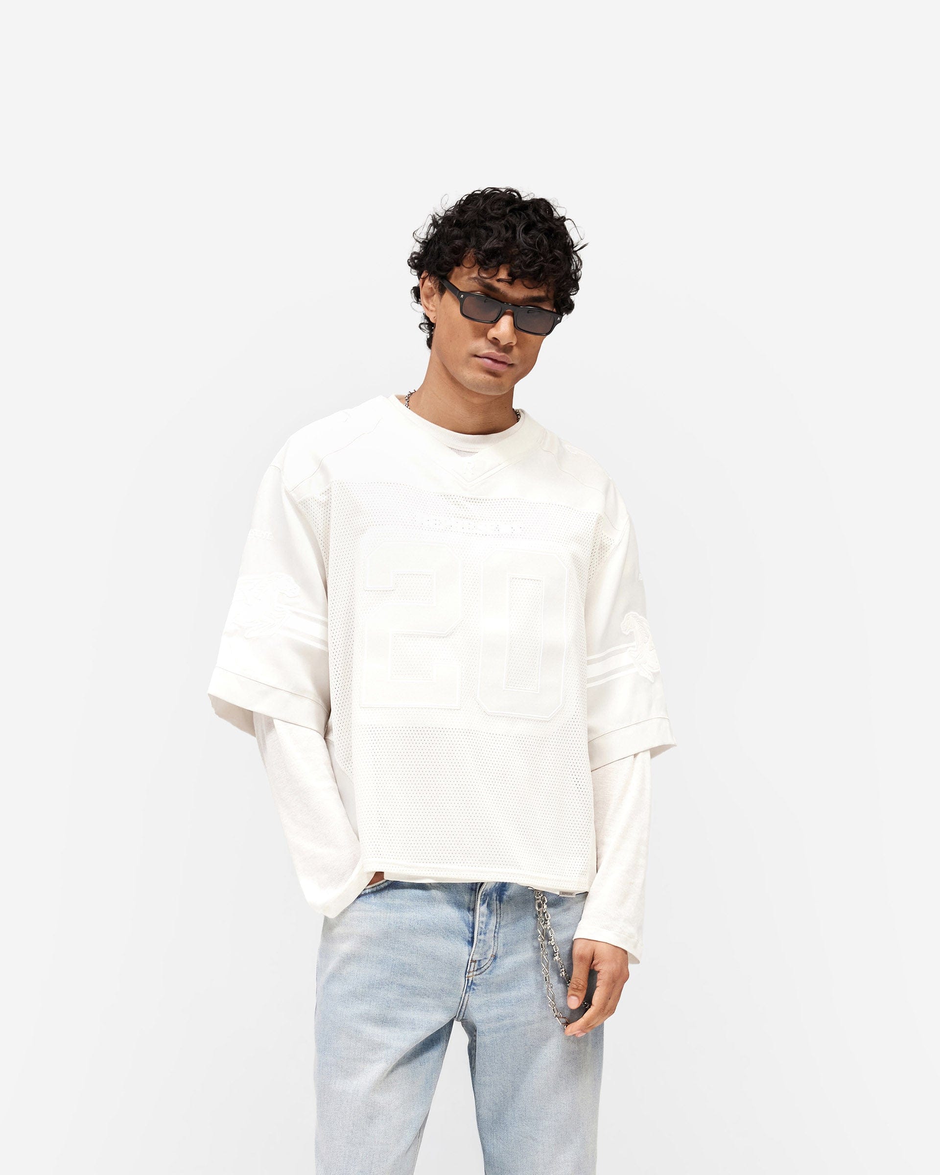 SS26 American Football Jersey - Chalk