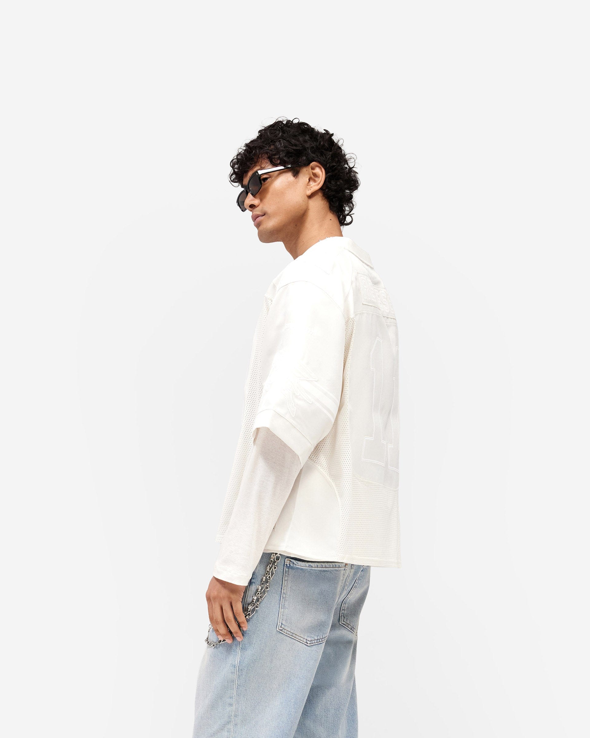 SS26 American Football Jersey - Chalk