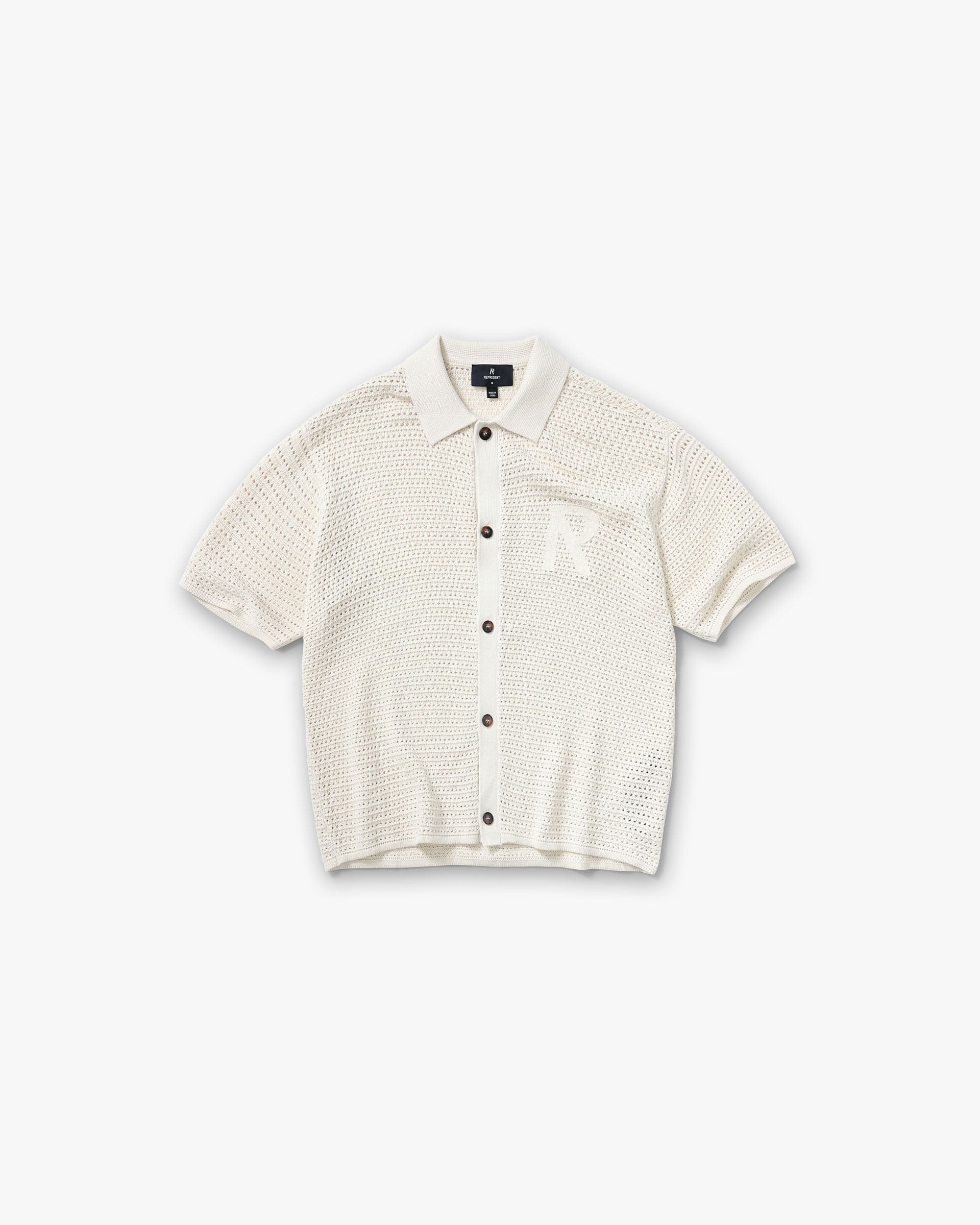 SS26 Pico Knit Shirt - Ecru