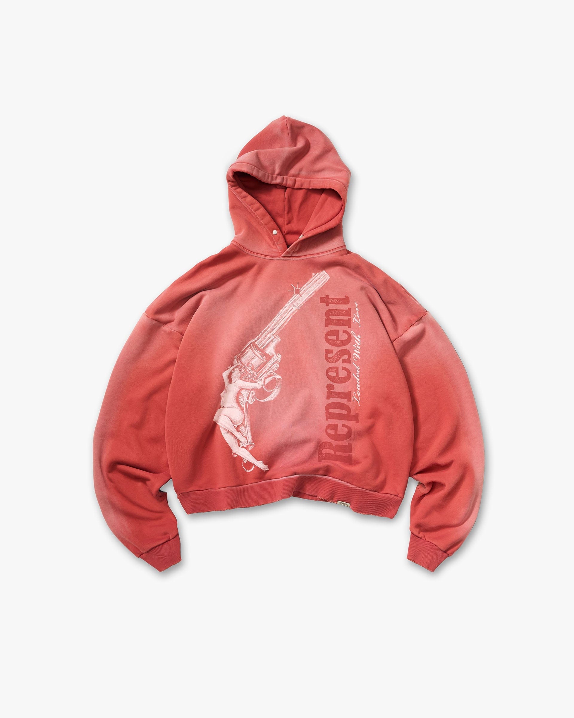 SS26 Loaded With Love Hoodie - Withered Rose
