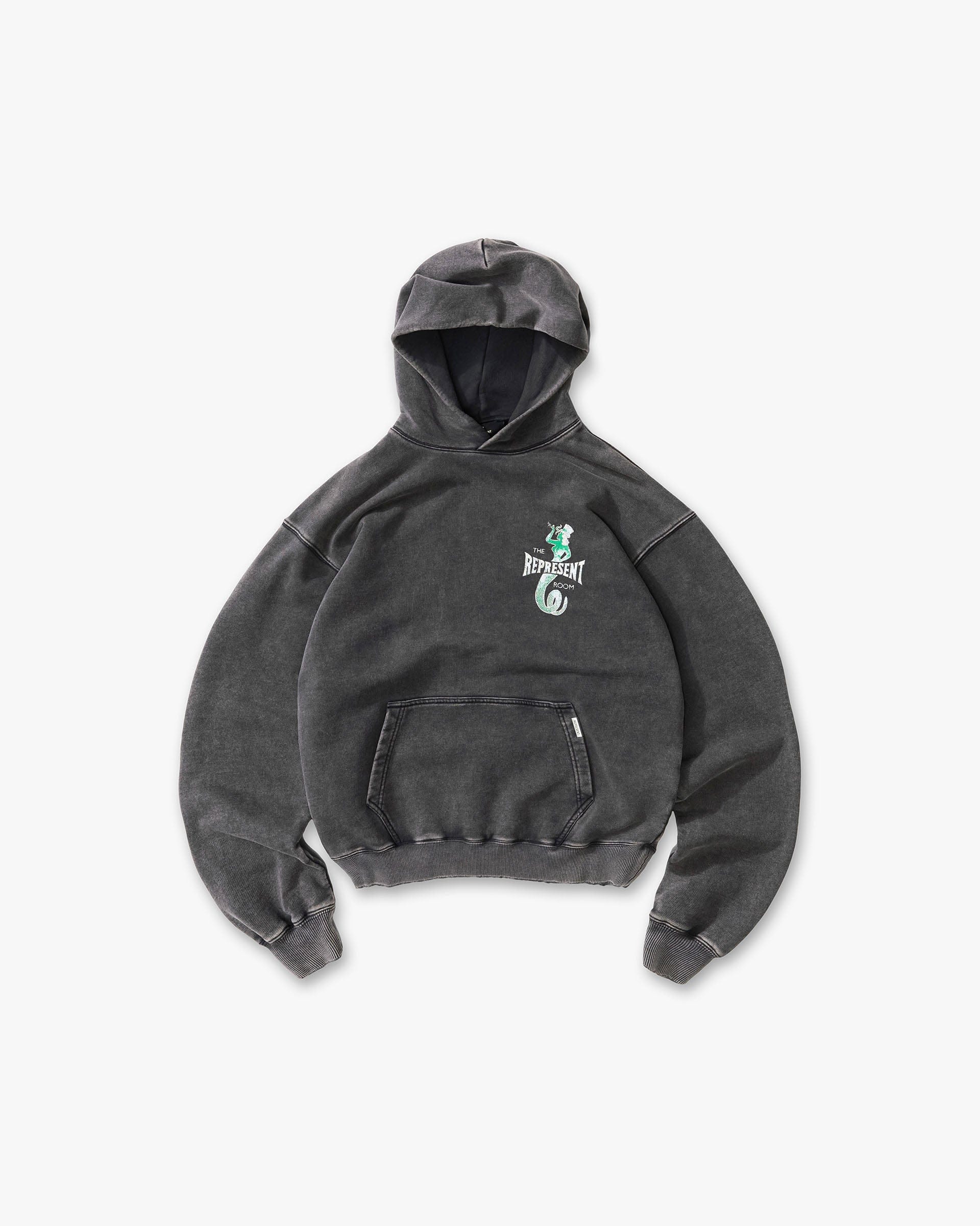 SS26 Represent x The Viper Room Dice Hoodie - Vintage Grey