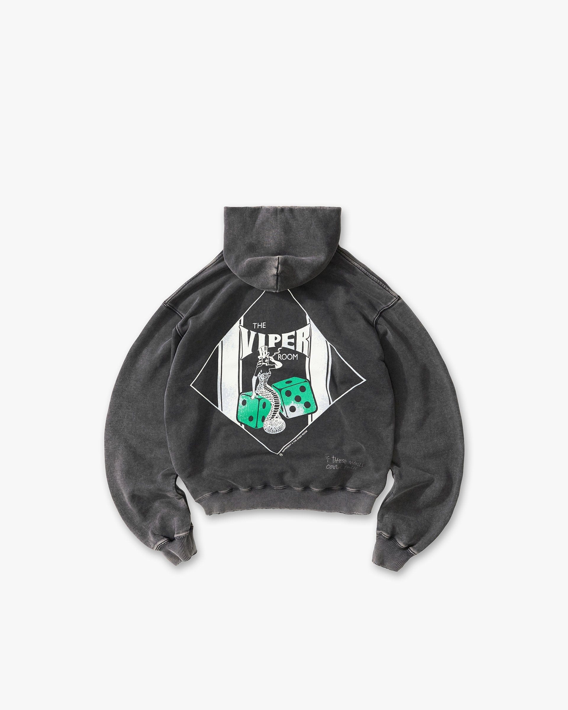 SS26 Represent x The Viper Room Dice Hoodie - Vintage Grey