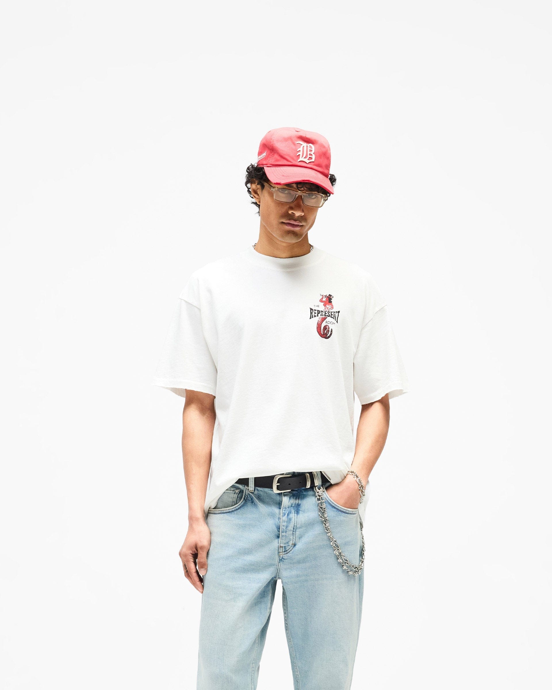 SS26 Represent x The Viper Room Dice T-Shirt - Flat White