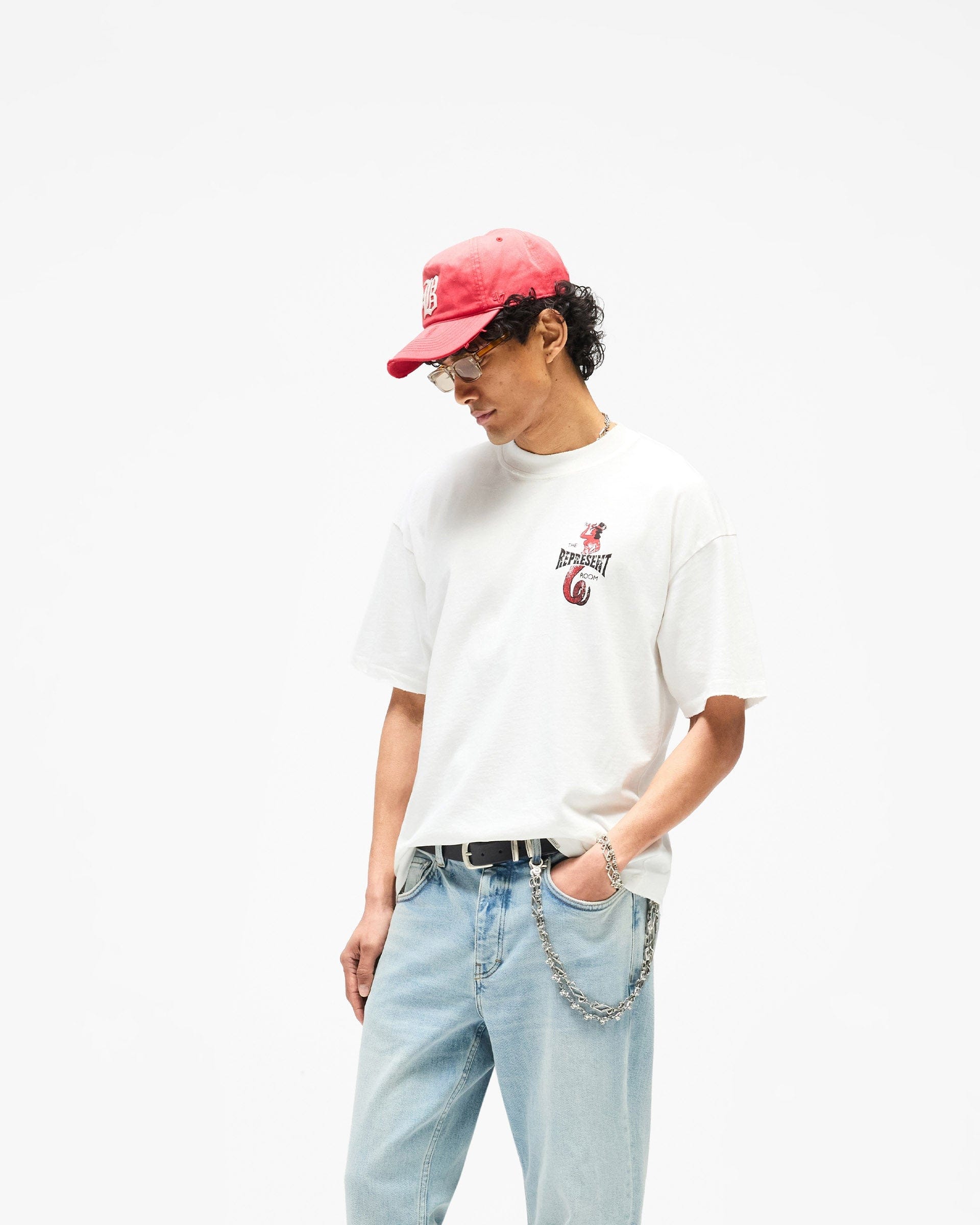 SS26 Represent x The Viper Room Dice T-Shirt - Flat White
