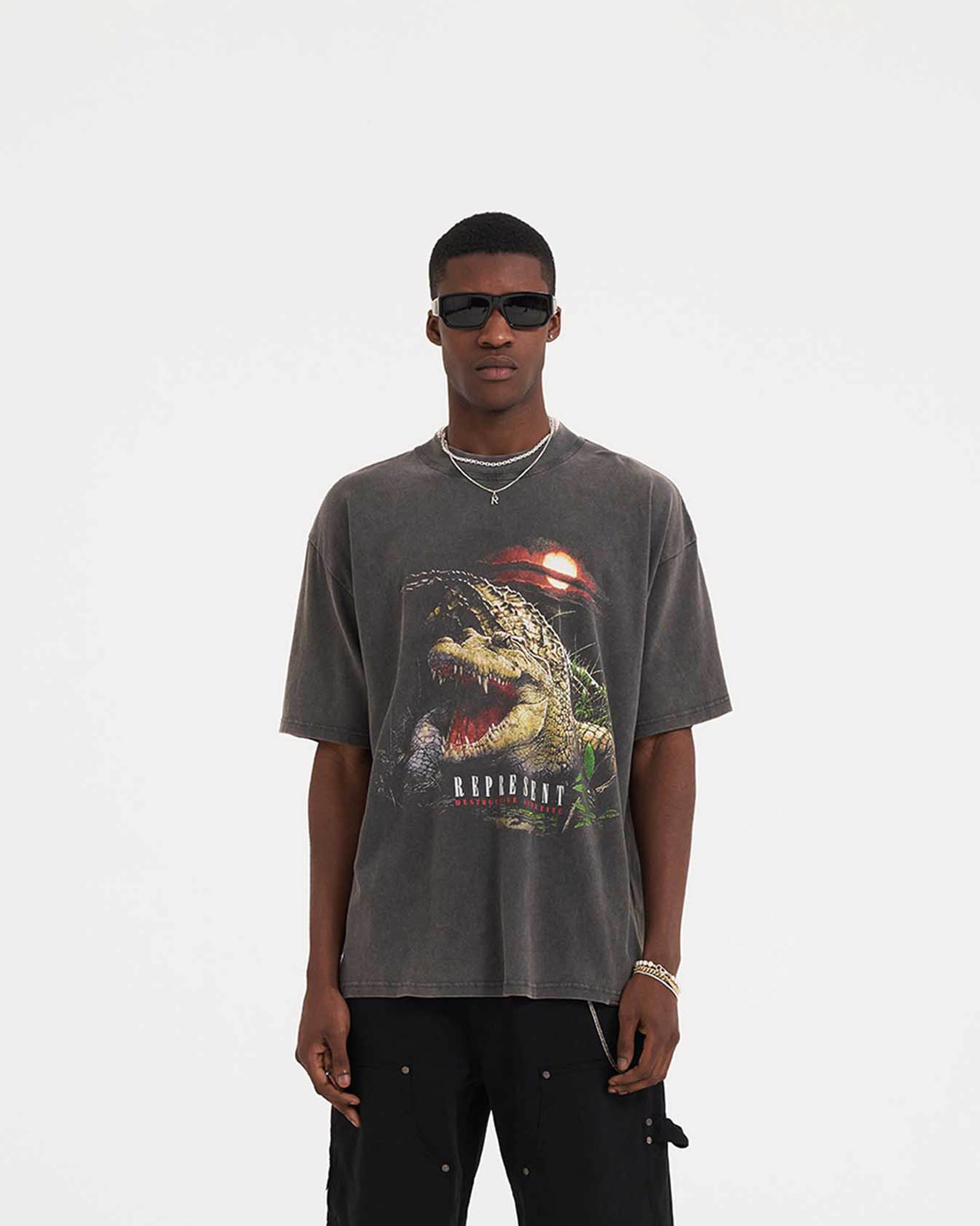SS23 Destructive Appetite T-Shirt - Vintage Grey