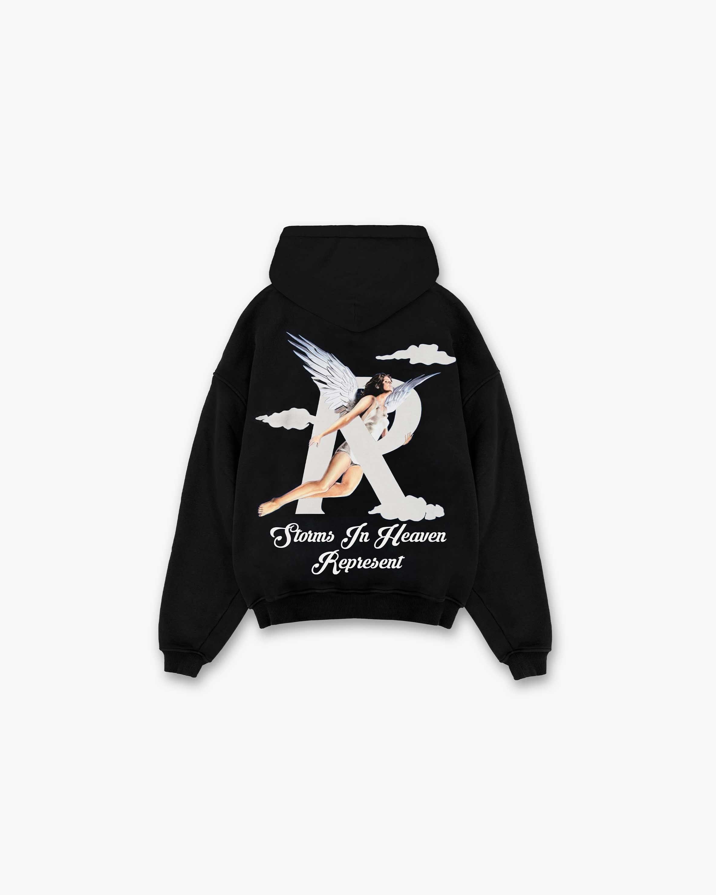 SS23 Storms In Heaven Hoodie - Black