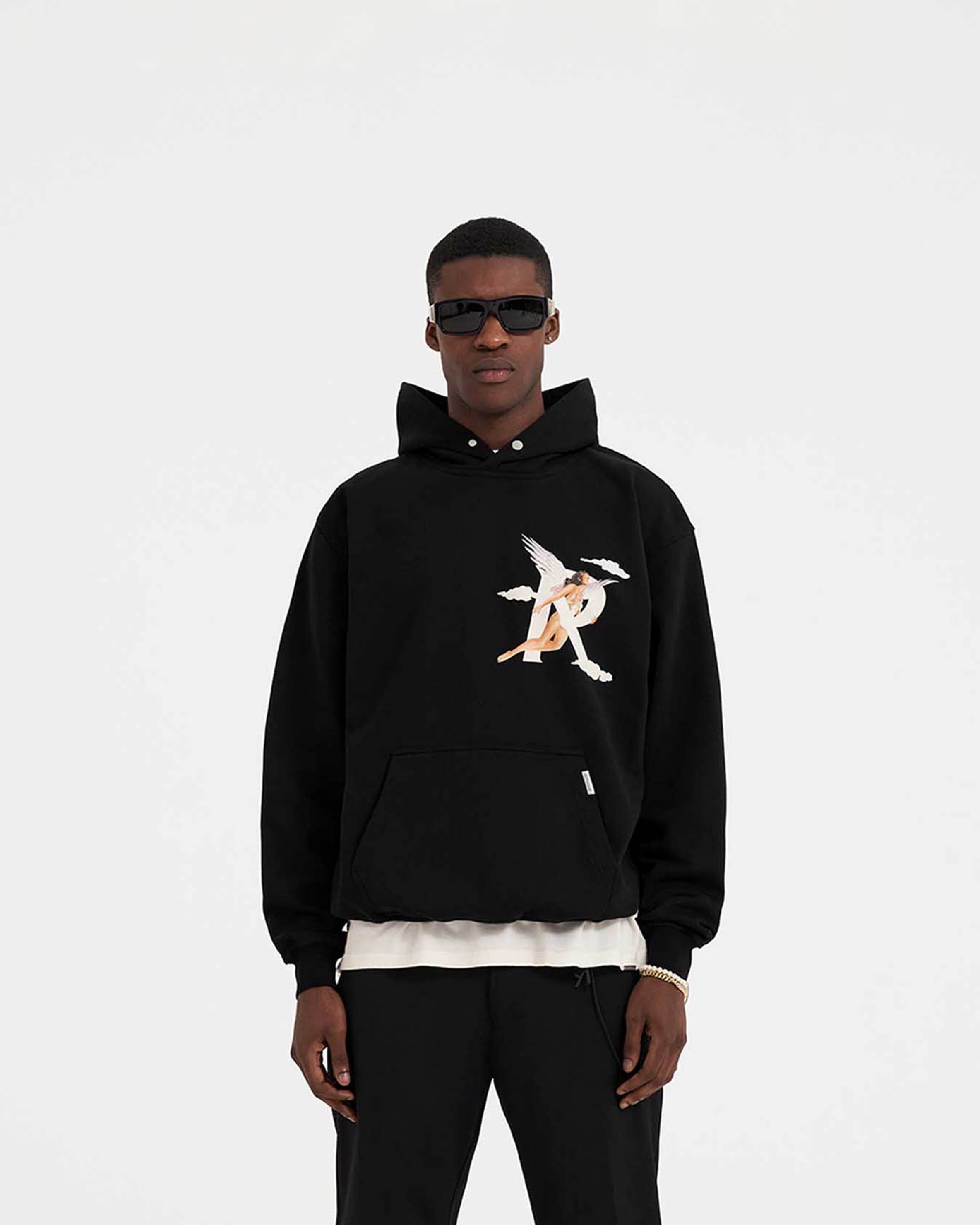 SS23 Storms In Heaven Hoodie - Black