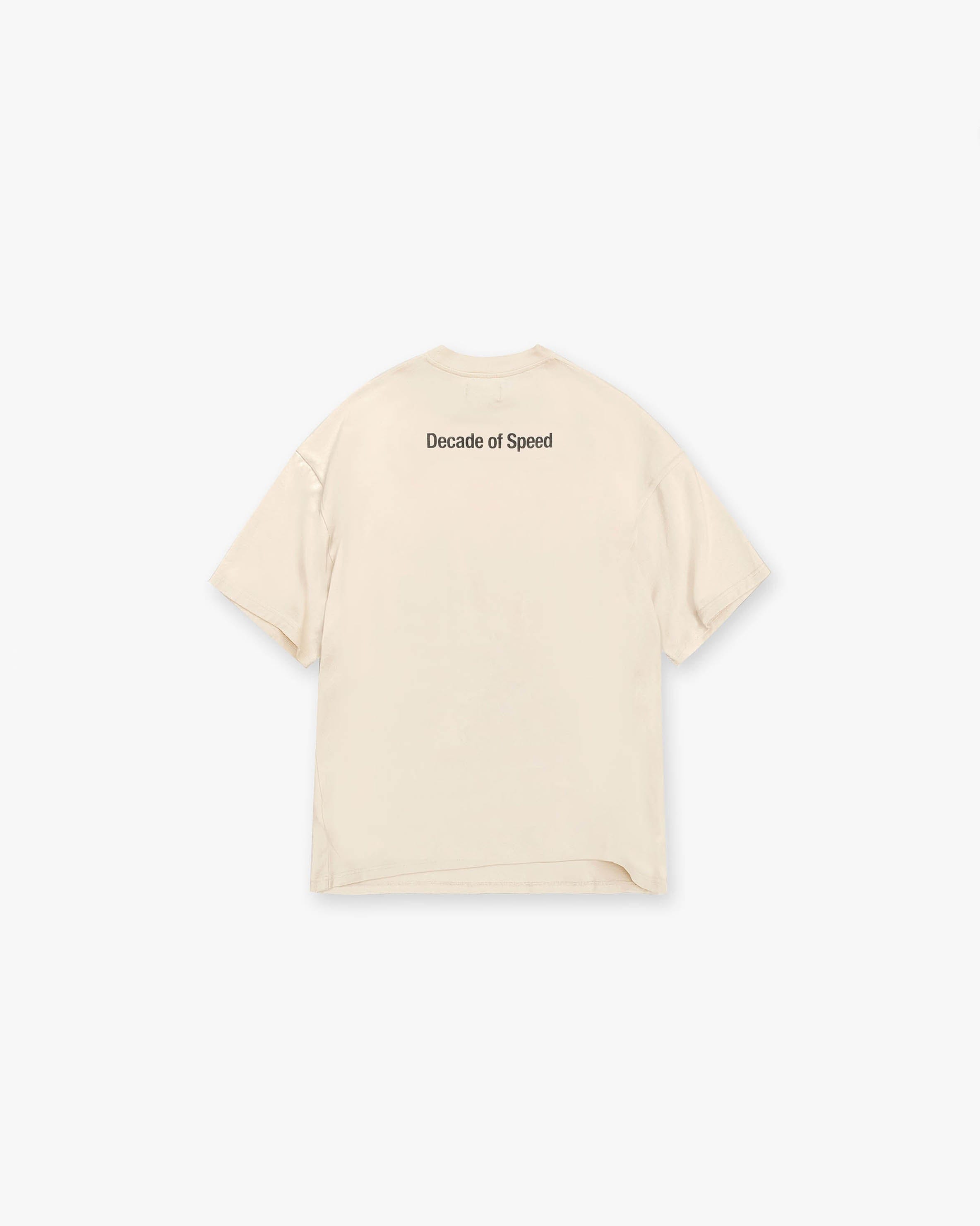 SS23 Decade Of Speed T-Shirt - Cream