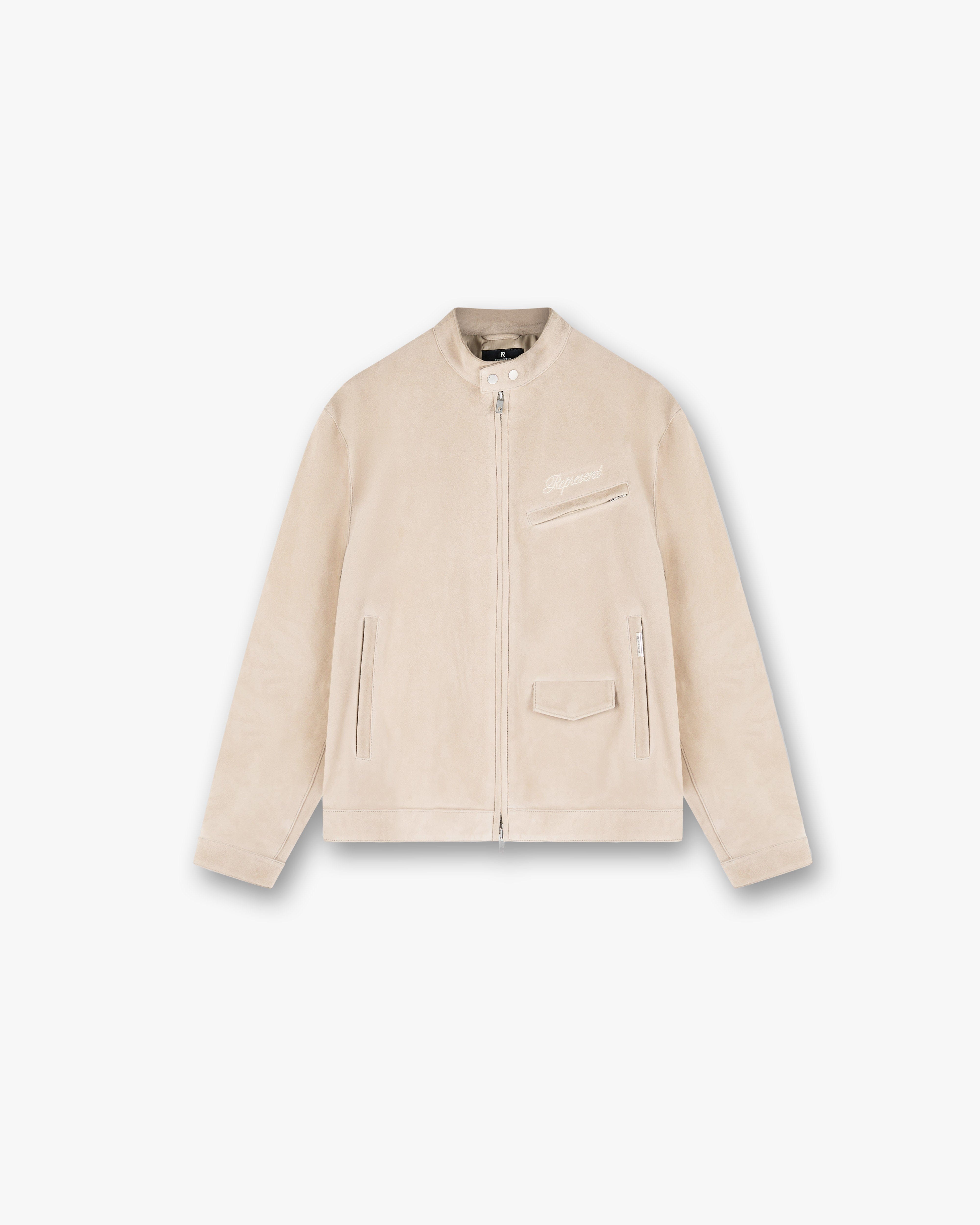 SS25 Overdrive Suede Jacket - Beige