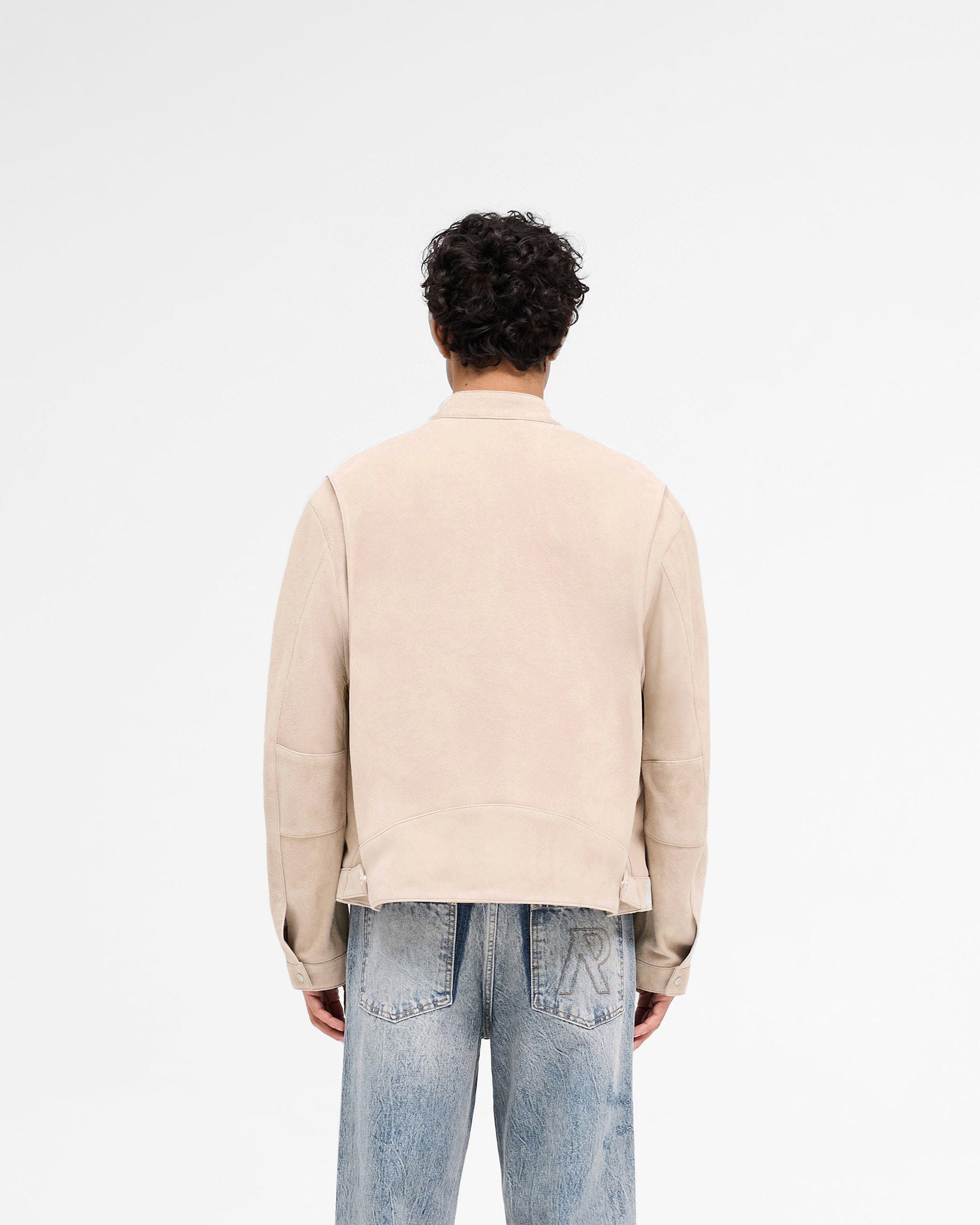 SS25 Overdrive Suede Jacket - Beige