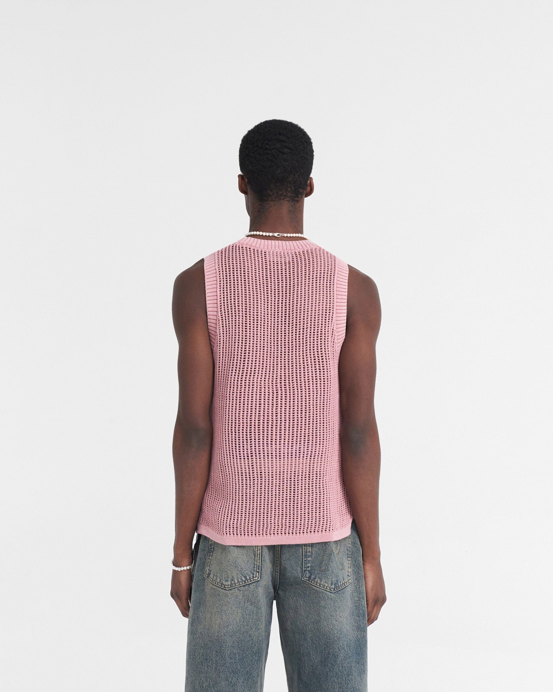 SS24 Washed Knit Vest - Sunrise