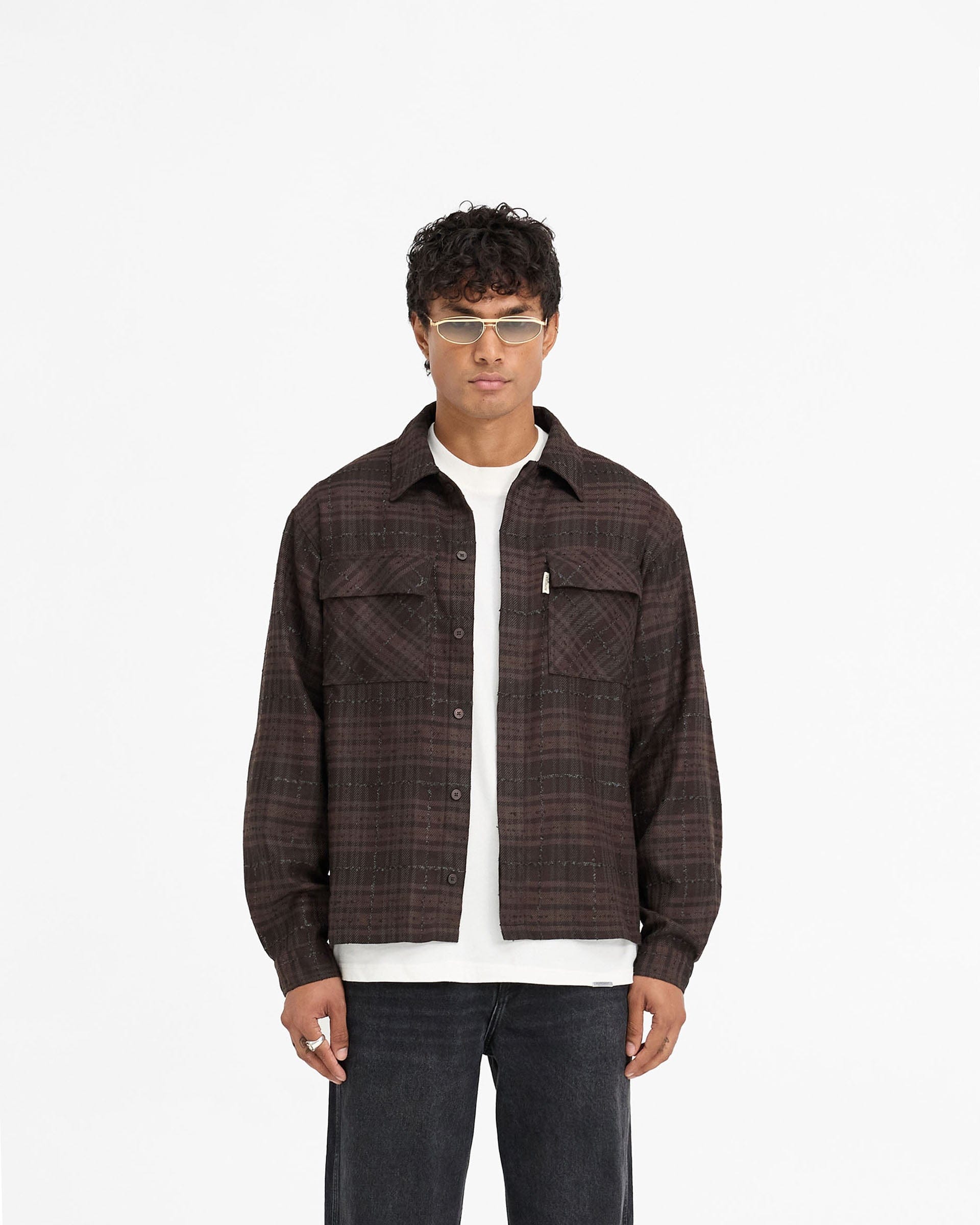 FW24 Rep Flannel Shirt - Coffee