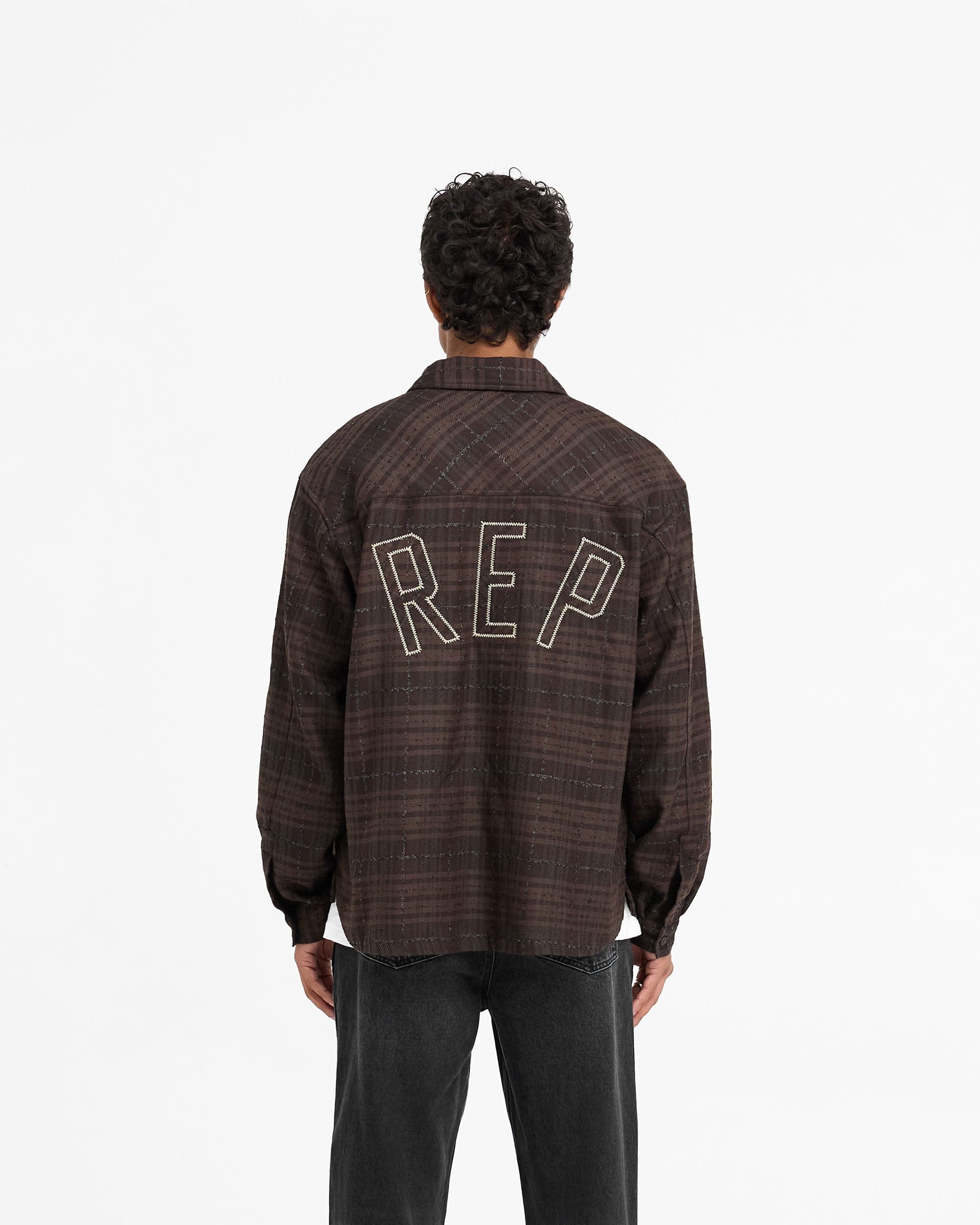 FW24 Rep Flannel Shirt - Coffee