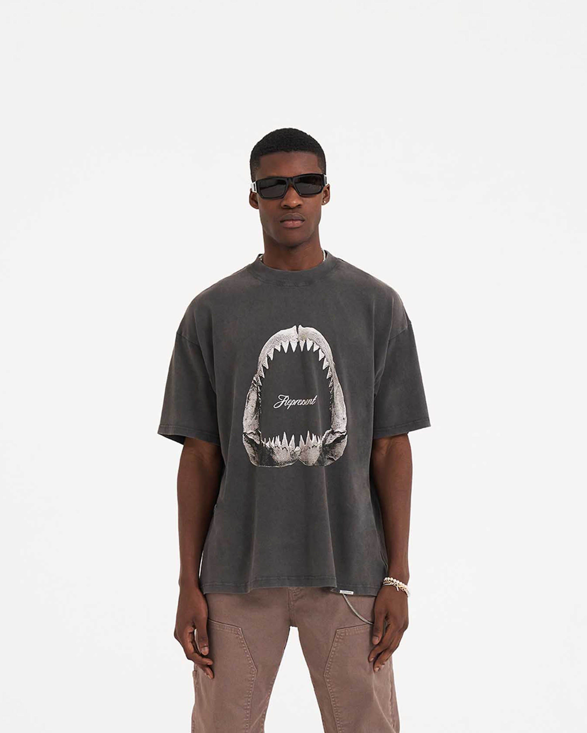 SS23 Shark Jaws T-Shirt - Vintage Grey