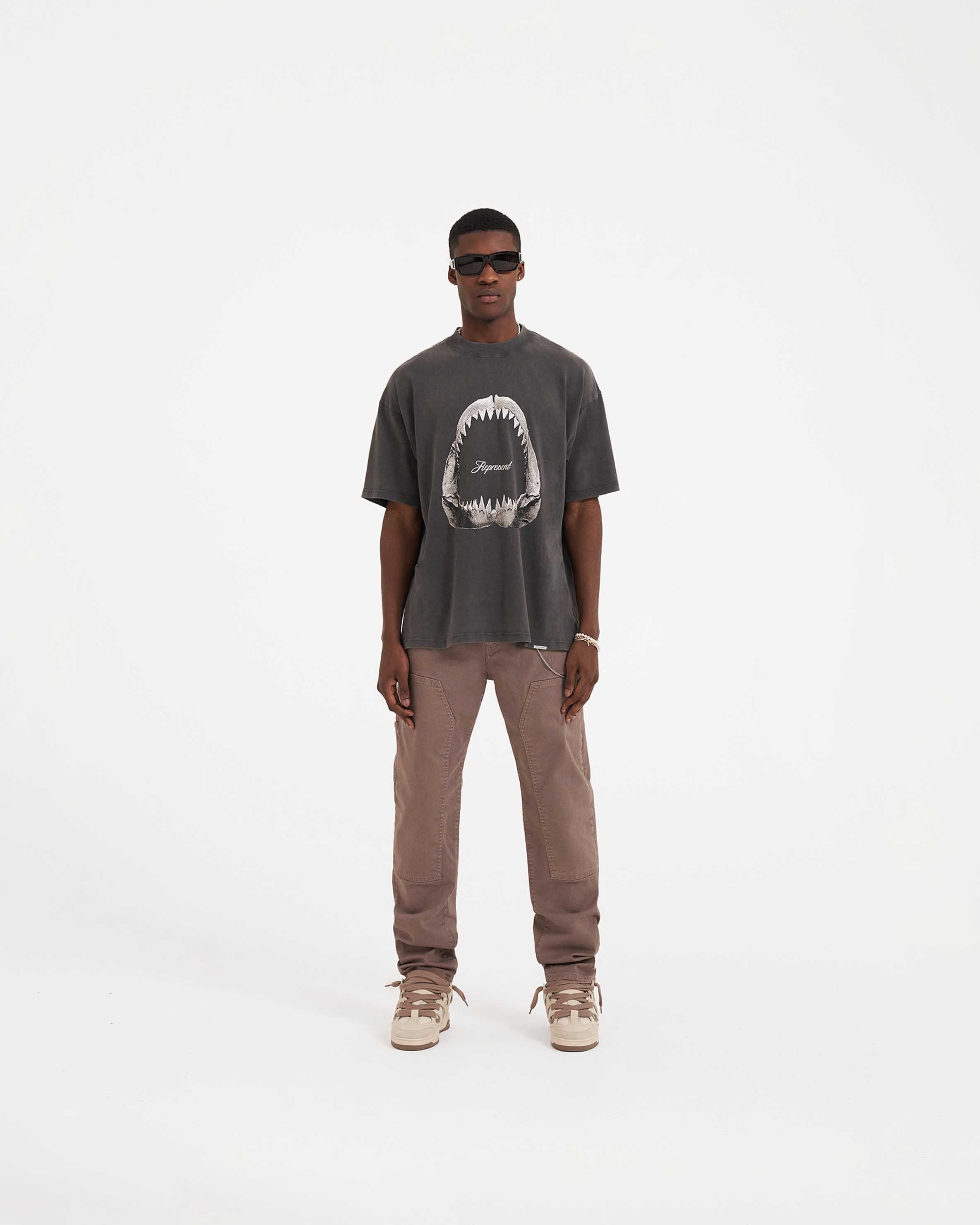 SS23 Shark Jaws T-Shirt - Vintage Grey