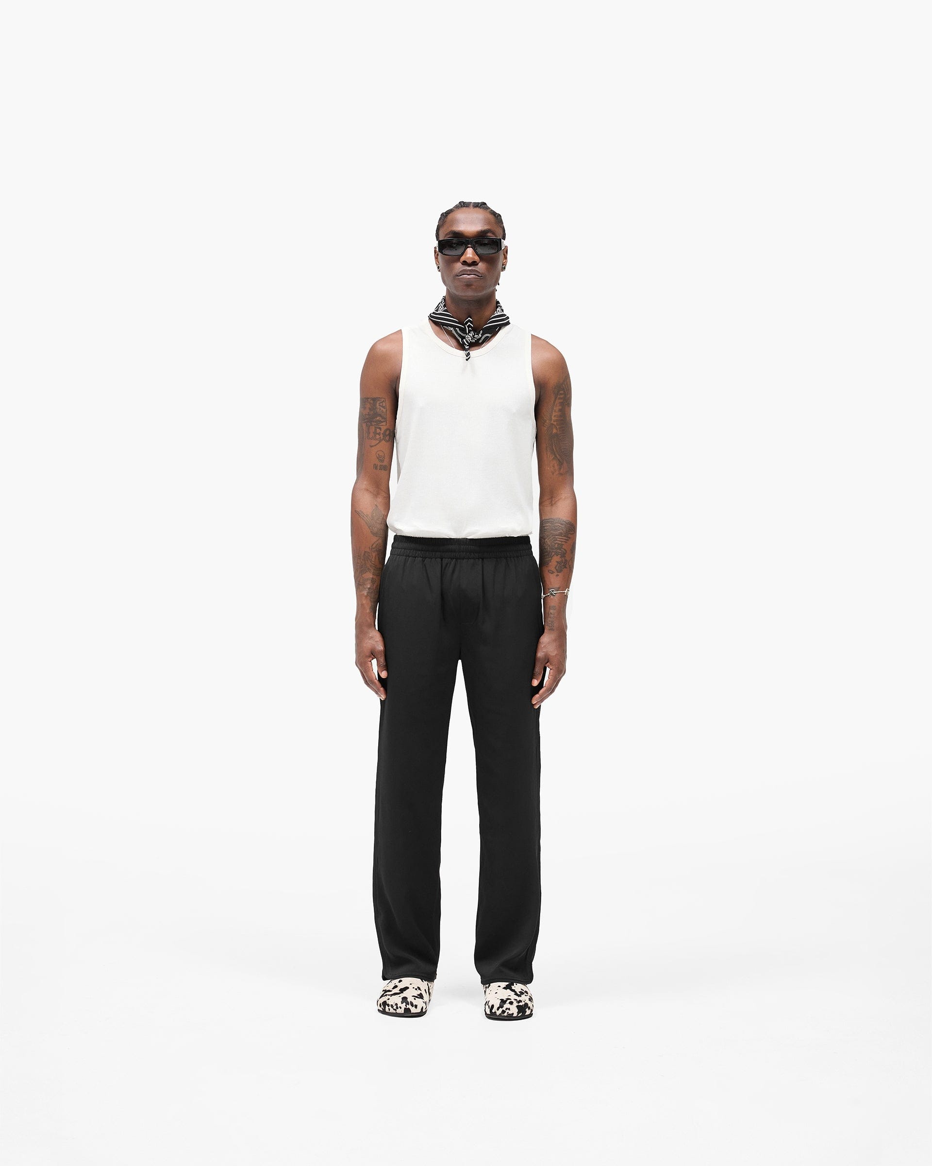 SC25 Piped Track Pant - Jet Black