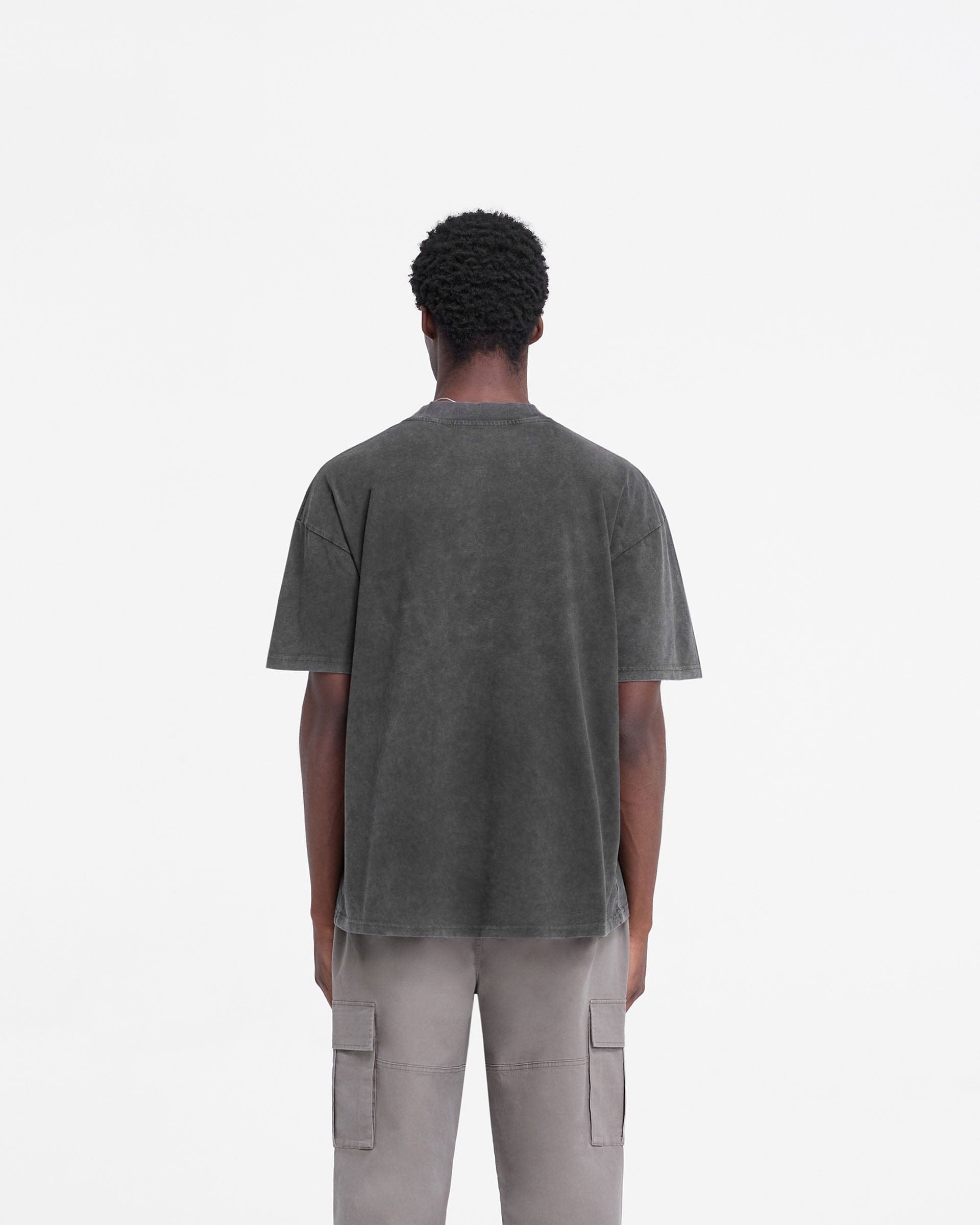 FW24 Rep Applique T-Shirt - Vintage Black