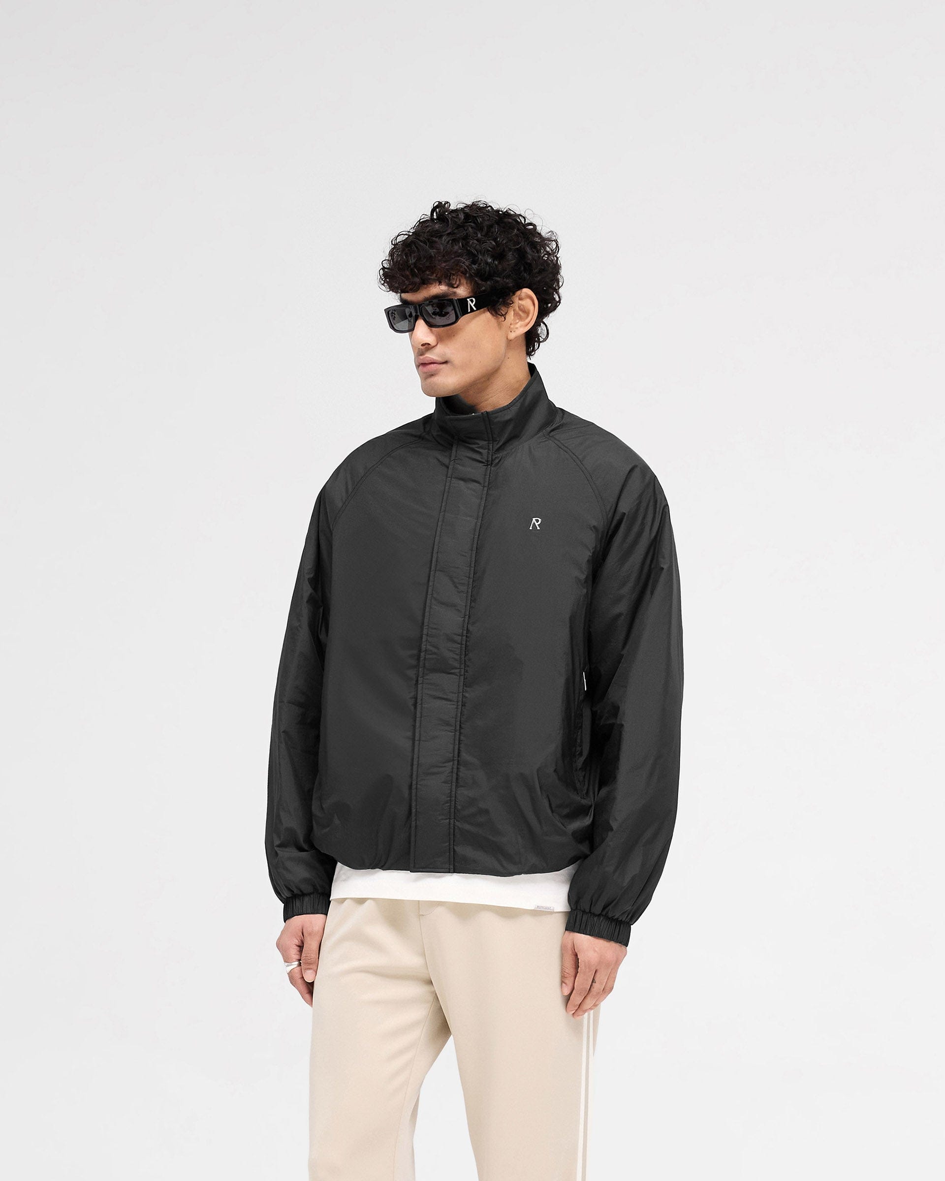 SS25 Funnel Neck Jacket - Black