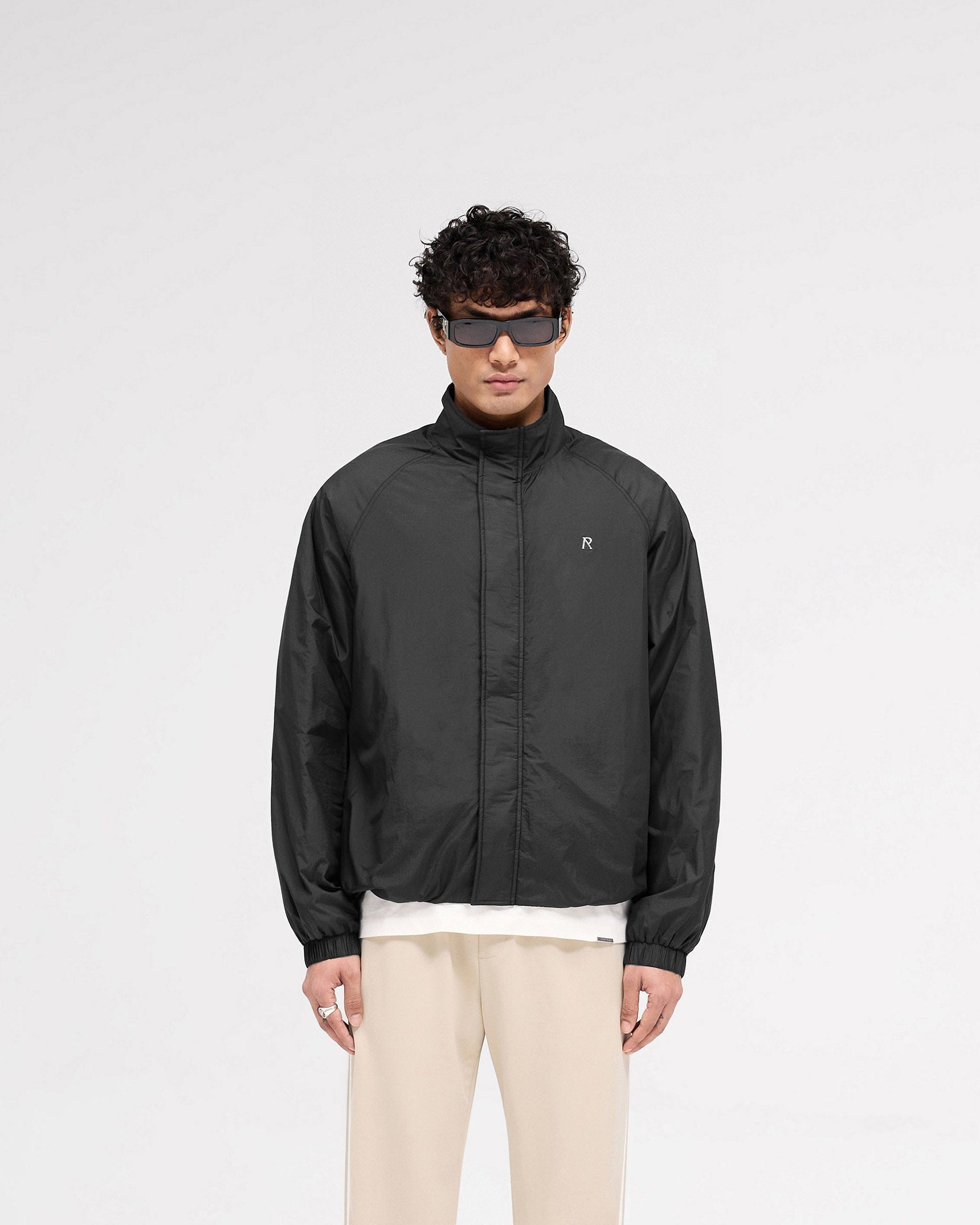 SS25 Funnel Neck Jacket - Black