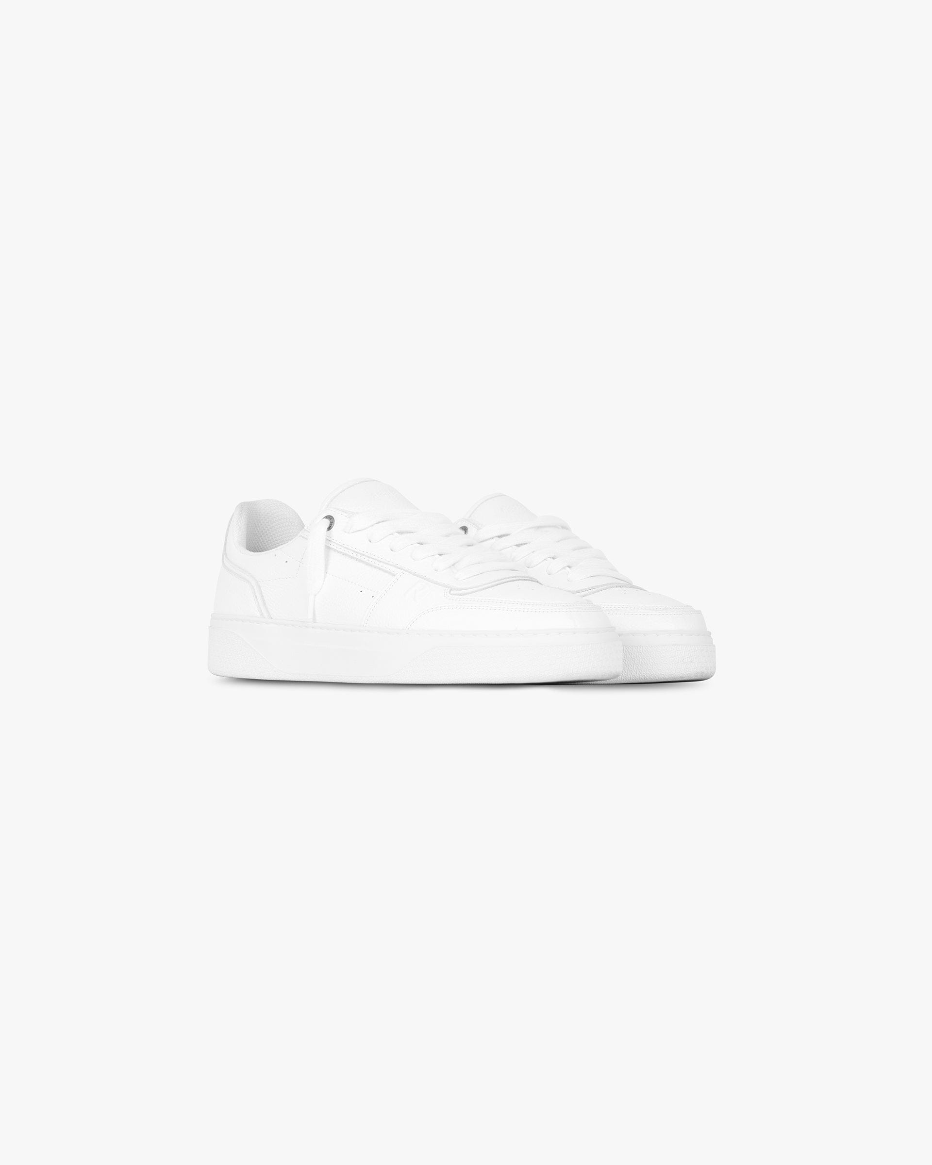 FW24 Initial Sneaker - Leather - Flat White
