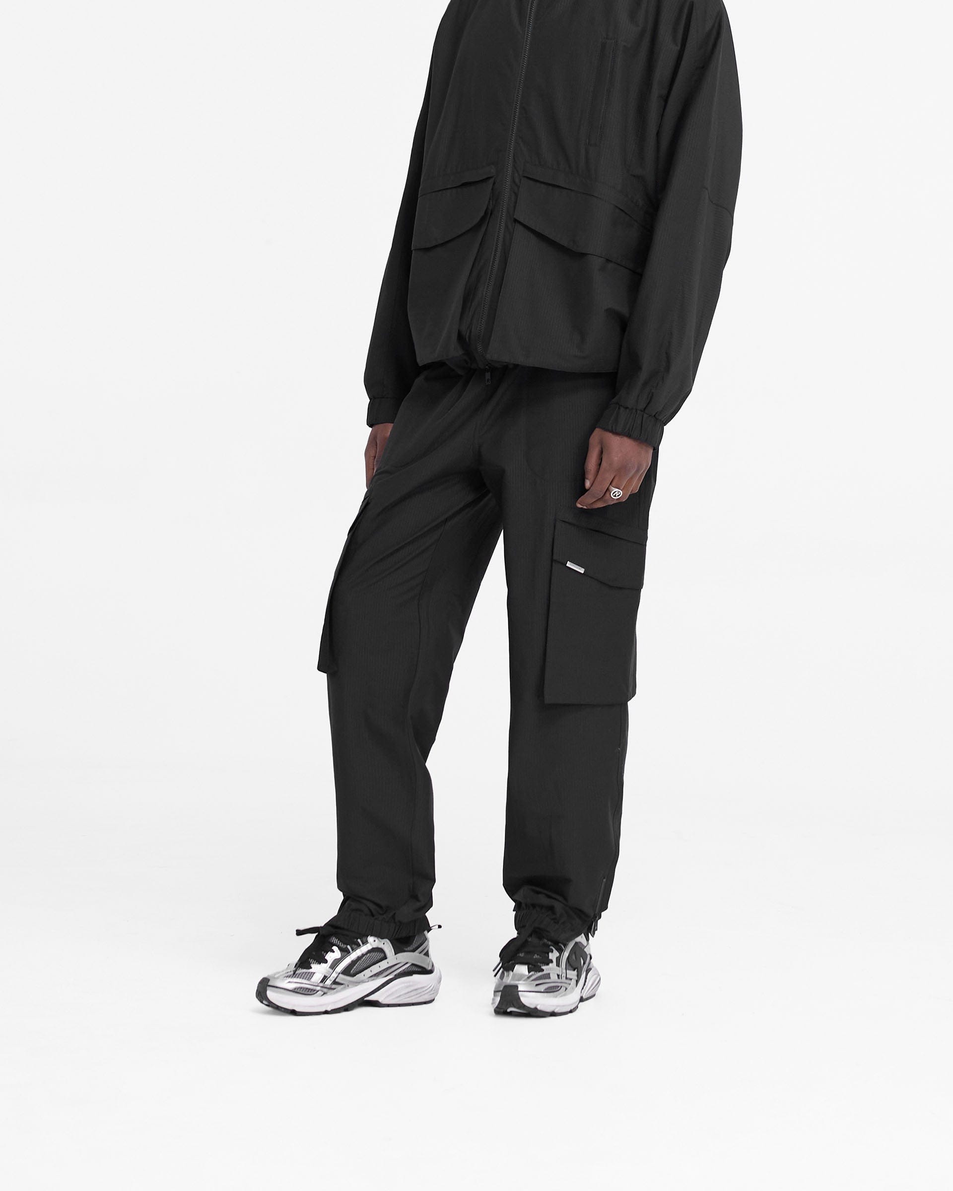 FW24 Tech Cargo Pant - Jet Black
