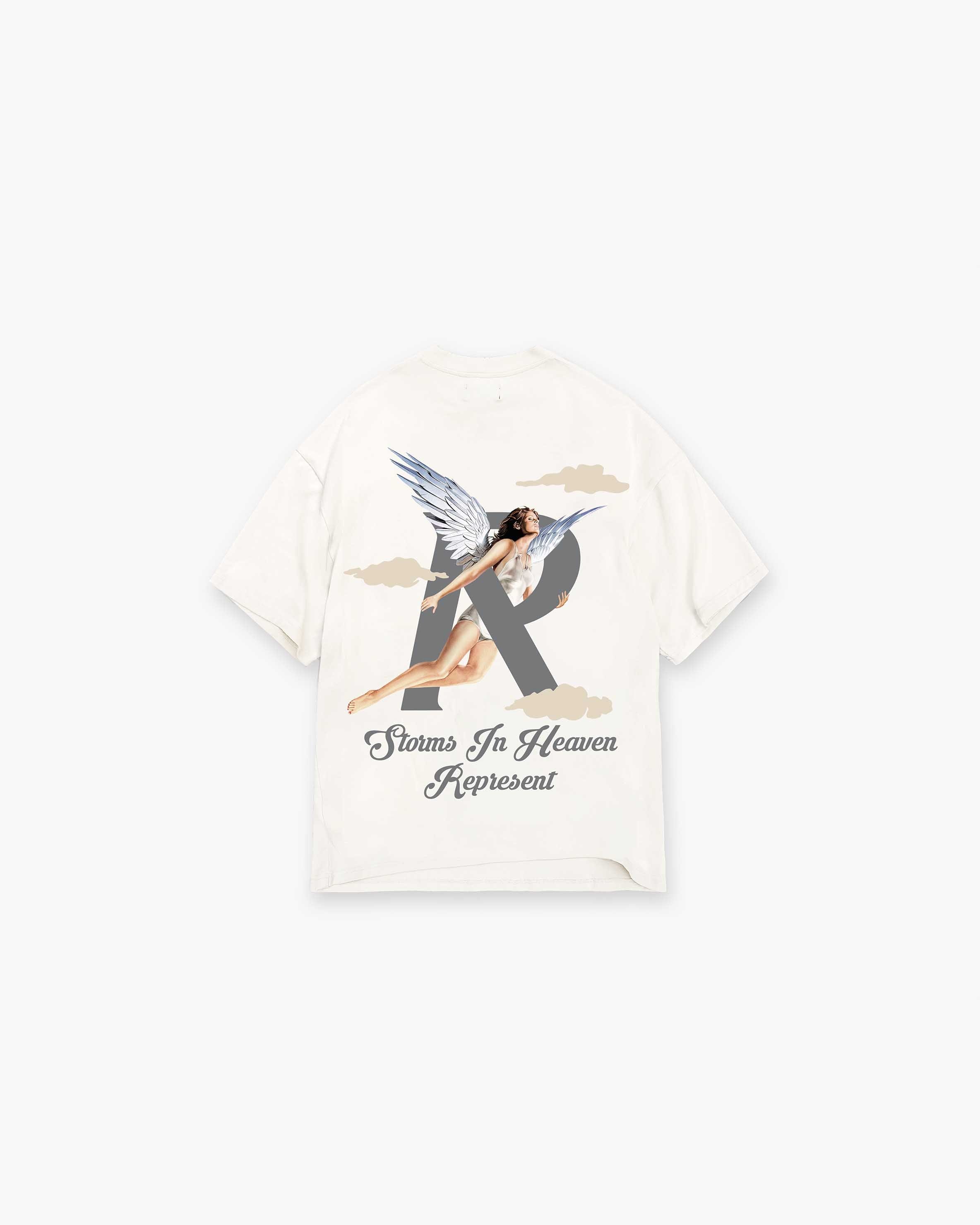 SS23 Storms In Heaven T-Shirt - Flat White