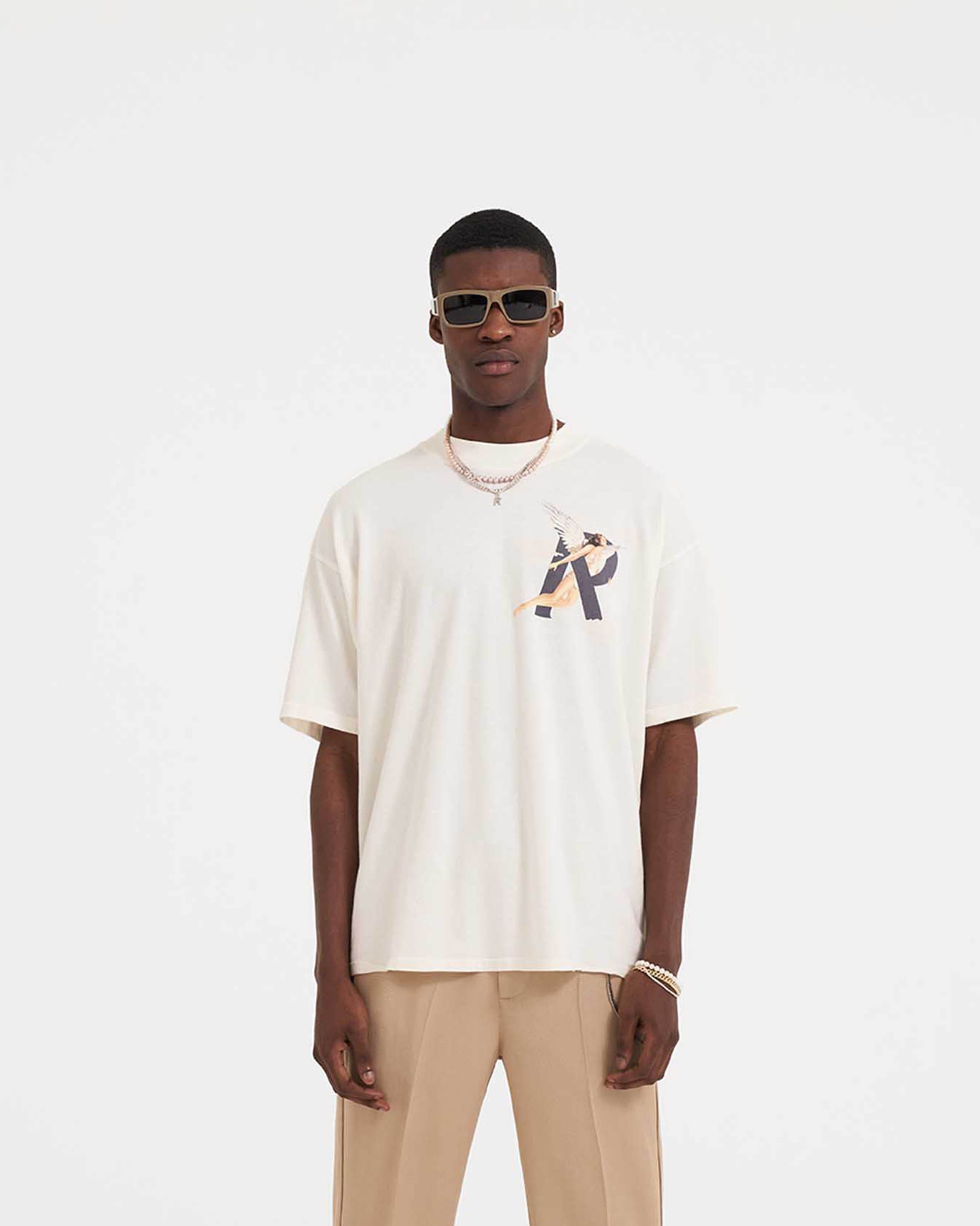 SS23 Storms In Heaven T-Shirt - Flat White