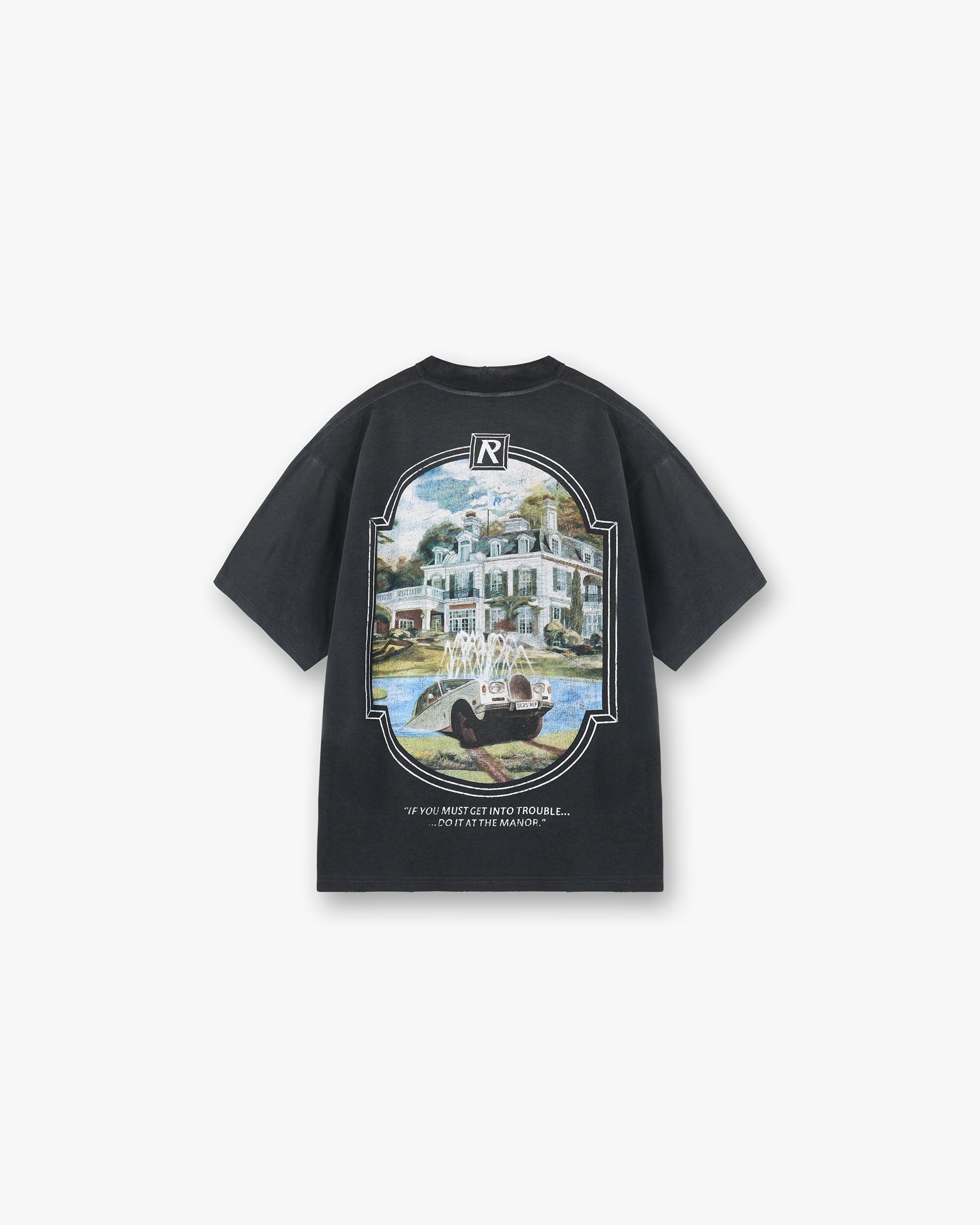 SC25 Revere Manor T-Shirt - Stained Black