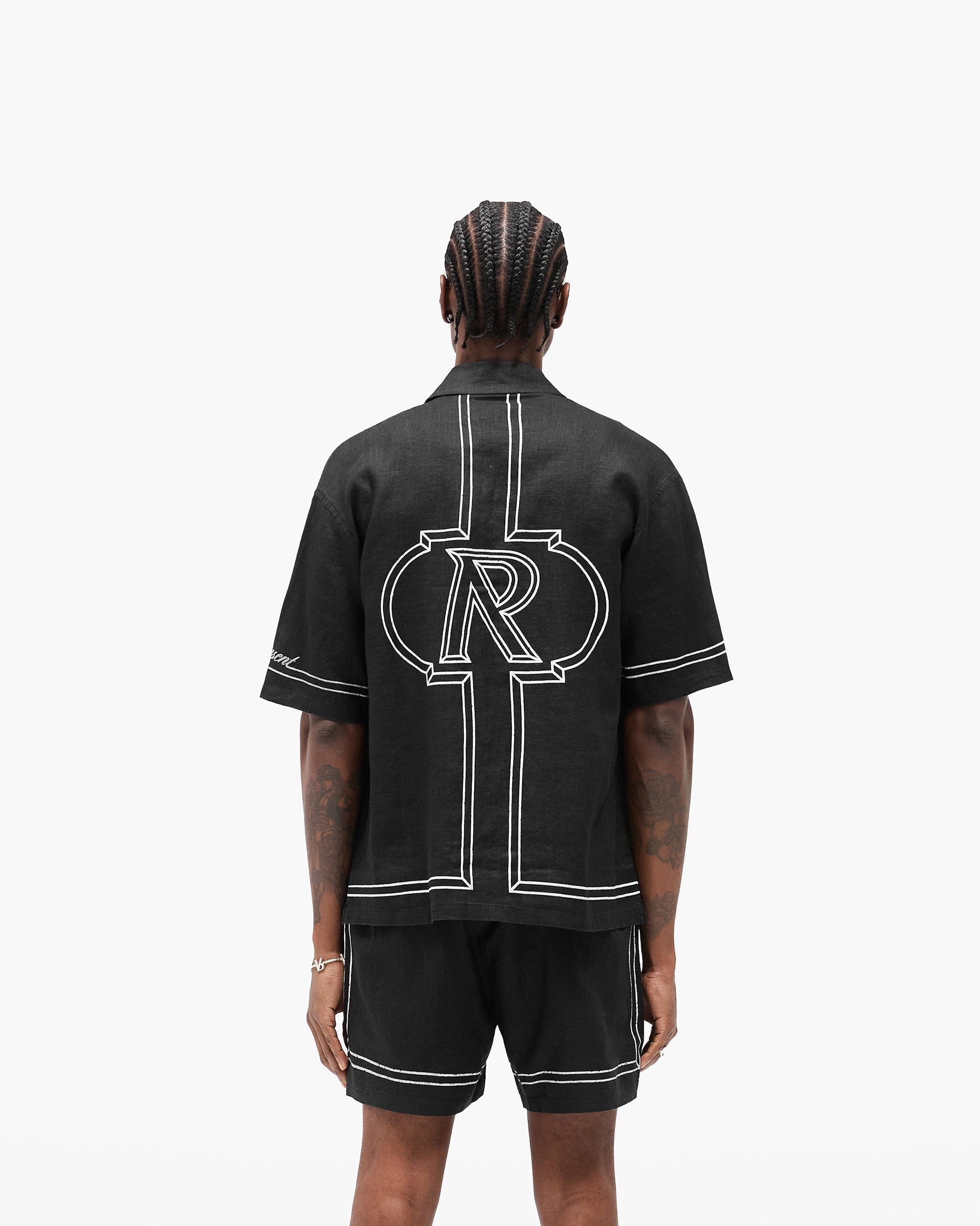SC25 Border Shirt - Jet Black