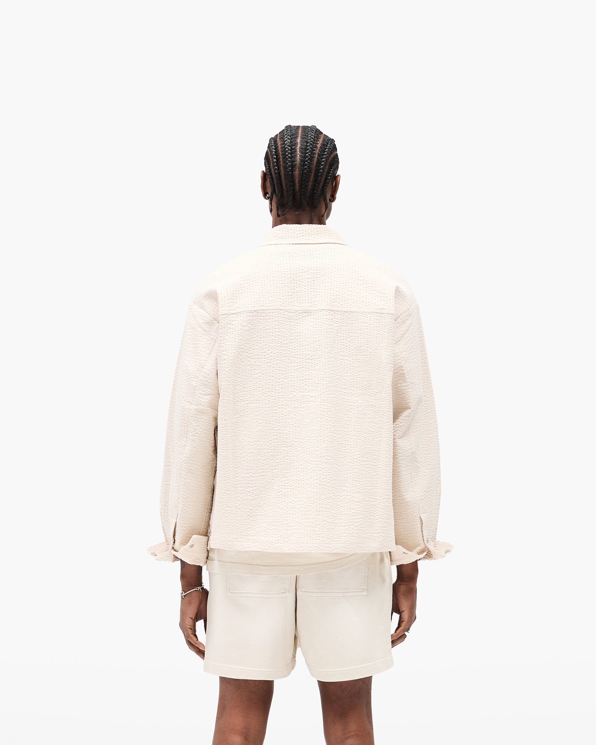 SC25 Textured Long Sleeve Shirt - Champagne
