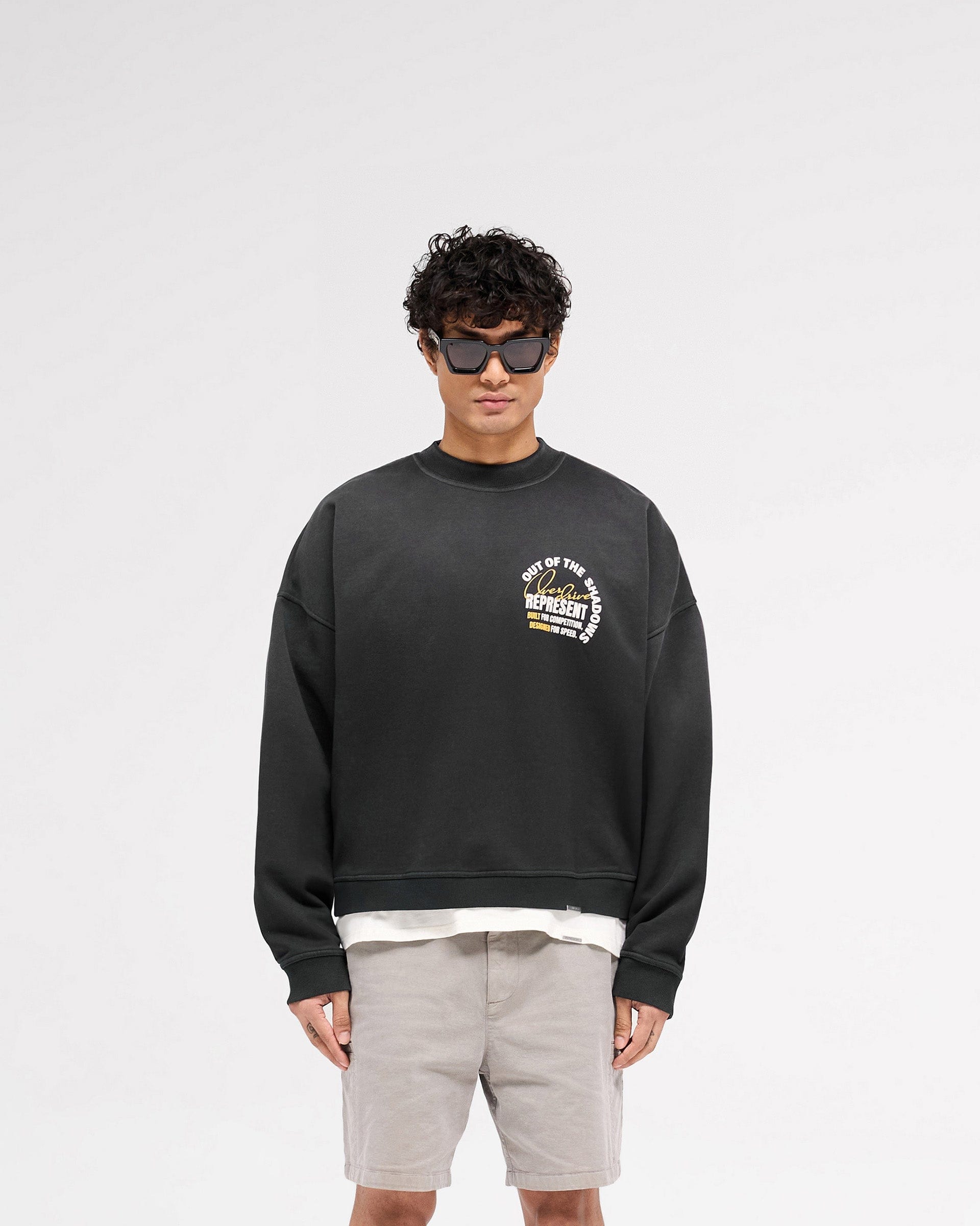 SS25 Out Of The Shadows Sweater - Stained Black