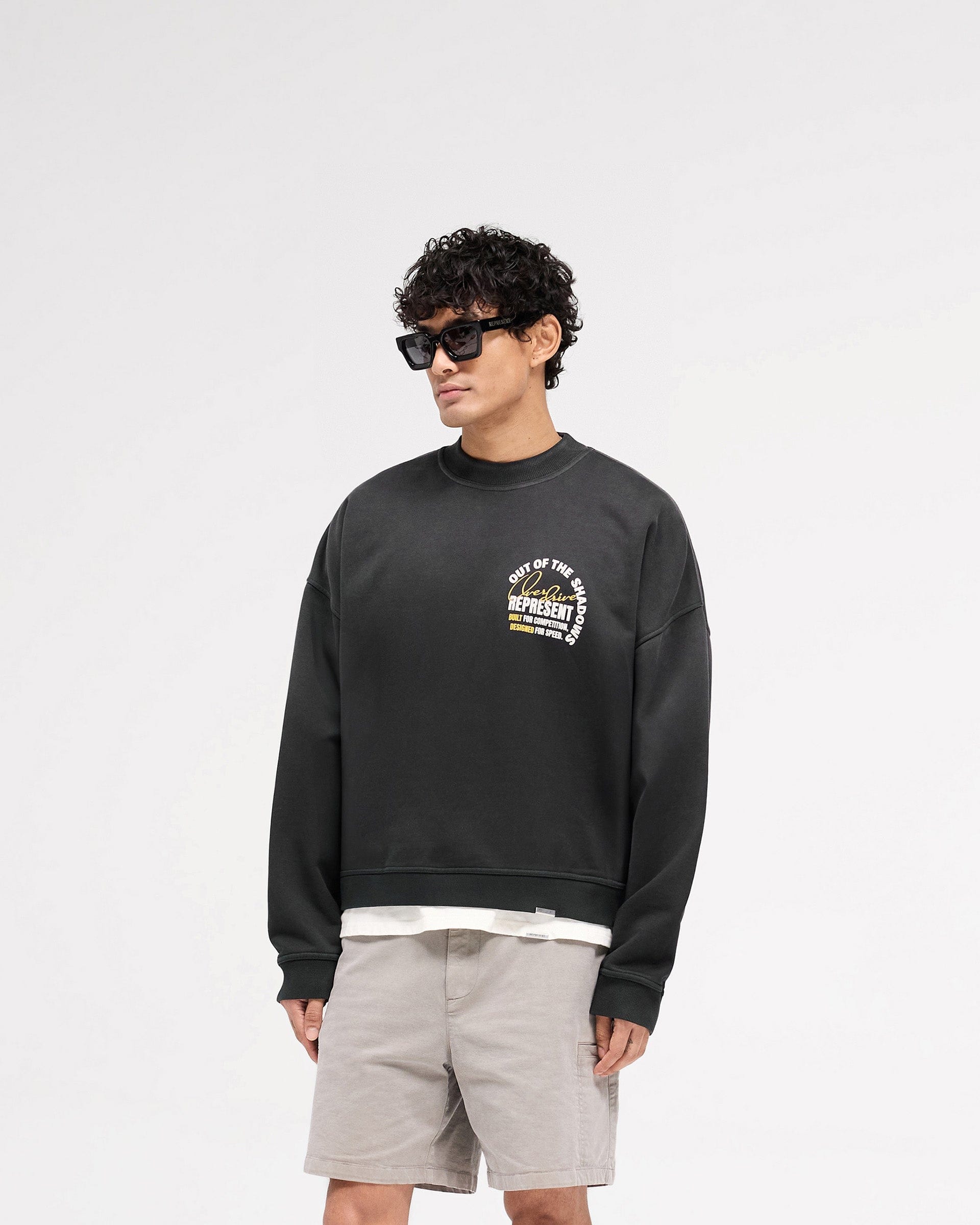 SS25 Out Of The Shadows Sweater - Stained Black