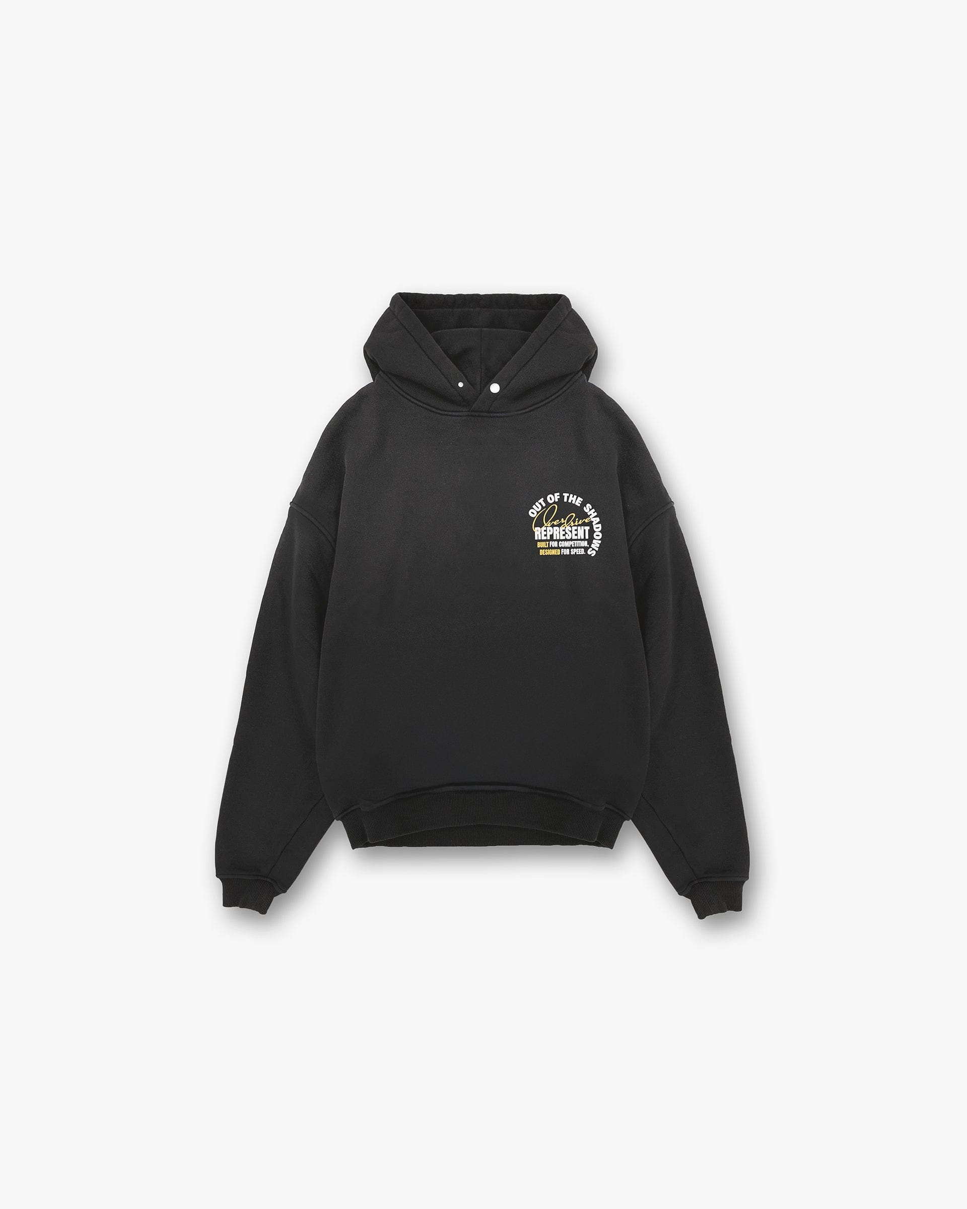 SS25 Out Of The Shadows Hoodie - Stained Black