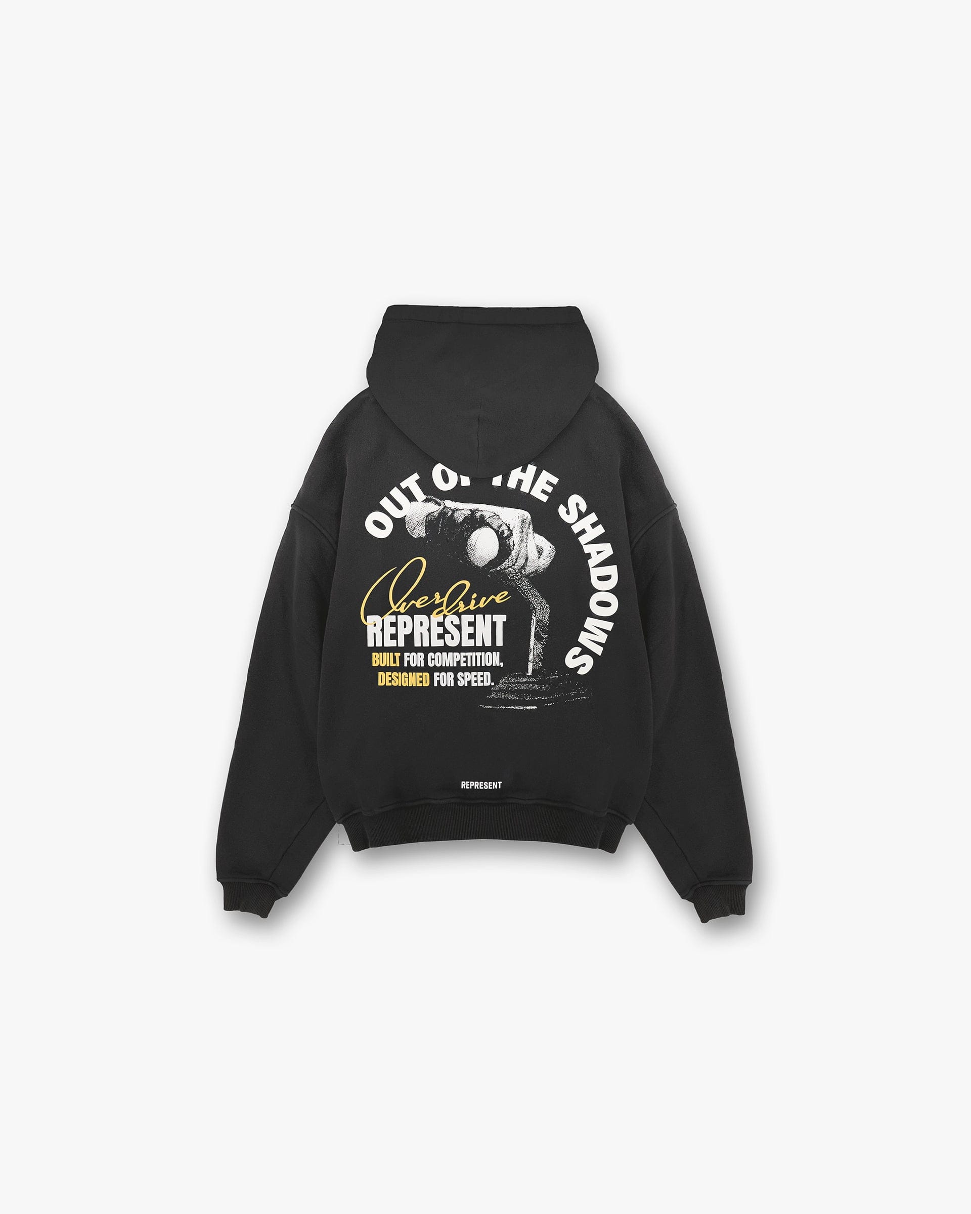 SS25 Out Of The Shadows Hoodie - Stained Black