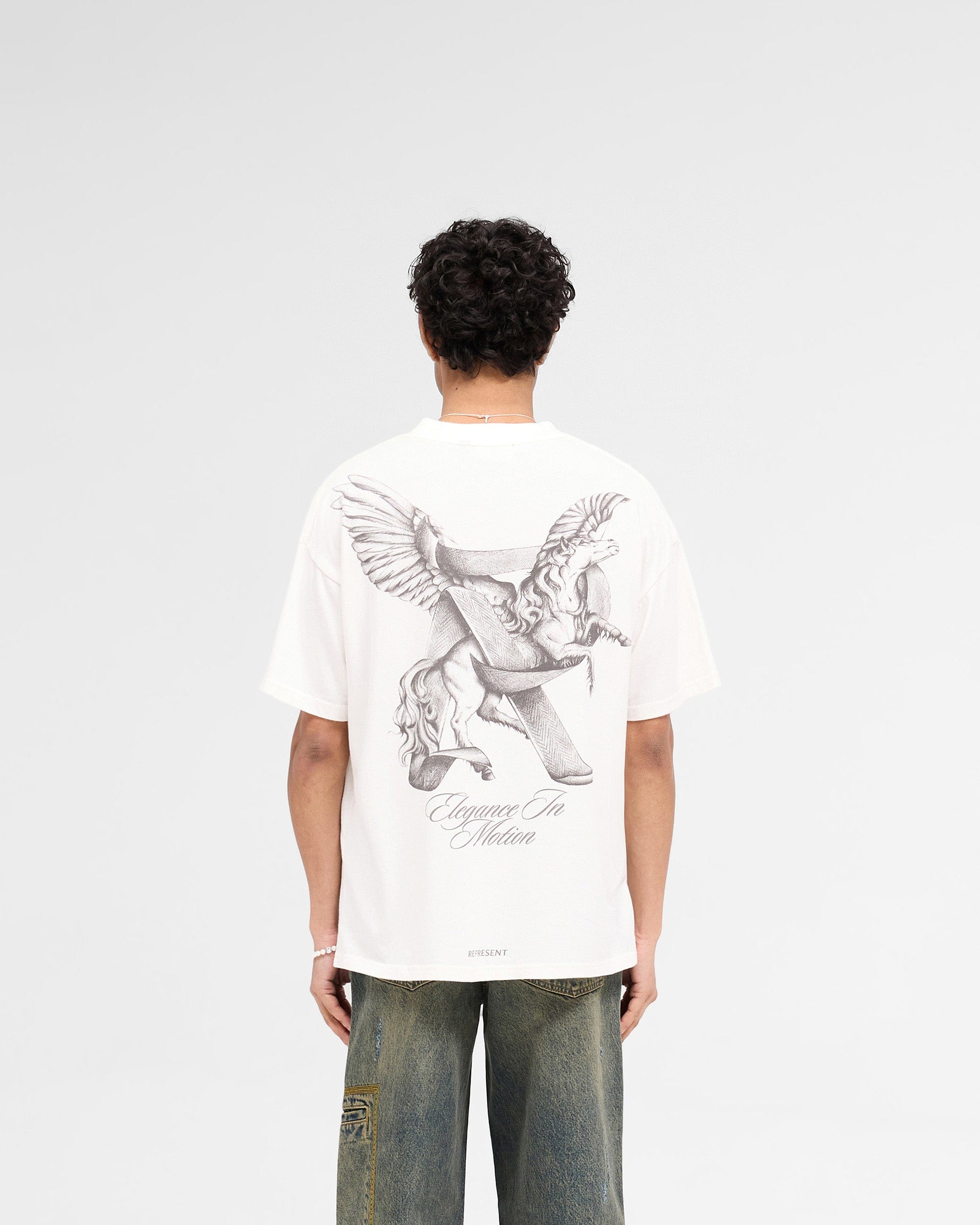 SS25 Elegance In Motion T-Shirt - Flat White