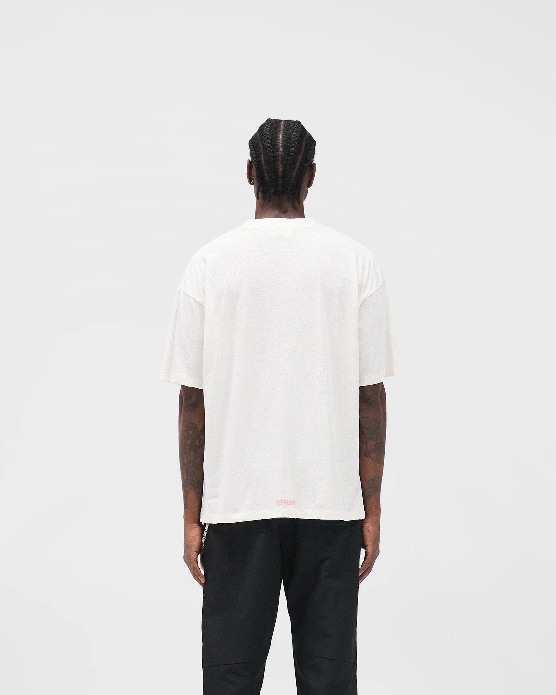 FW25 Initial Star T-Shirt - Flat White