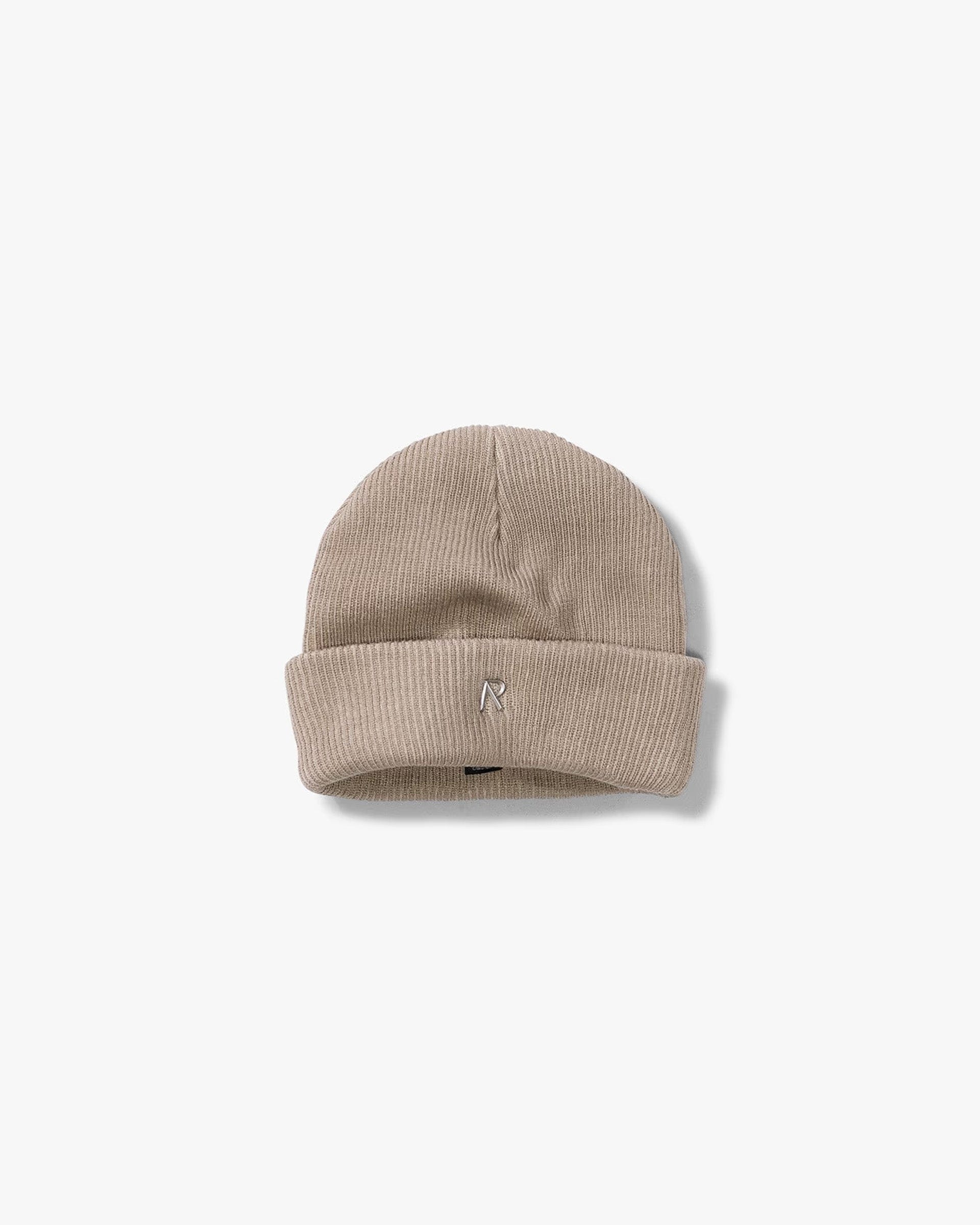 FW25 Rib Knit Beanie - Dark Taupe