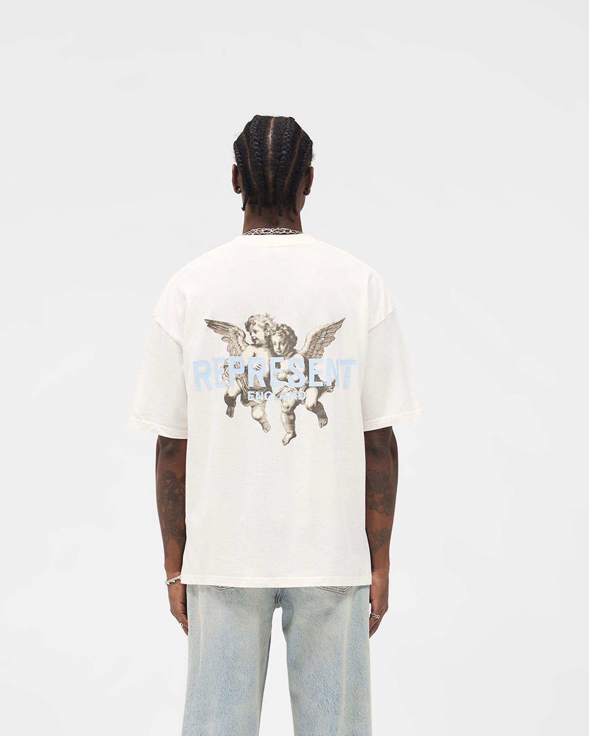 FW25 Legacy Cherubs T-Shirt - Flat White