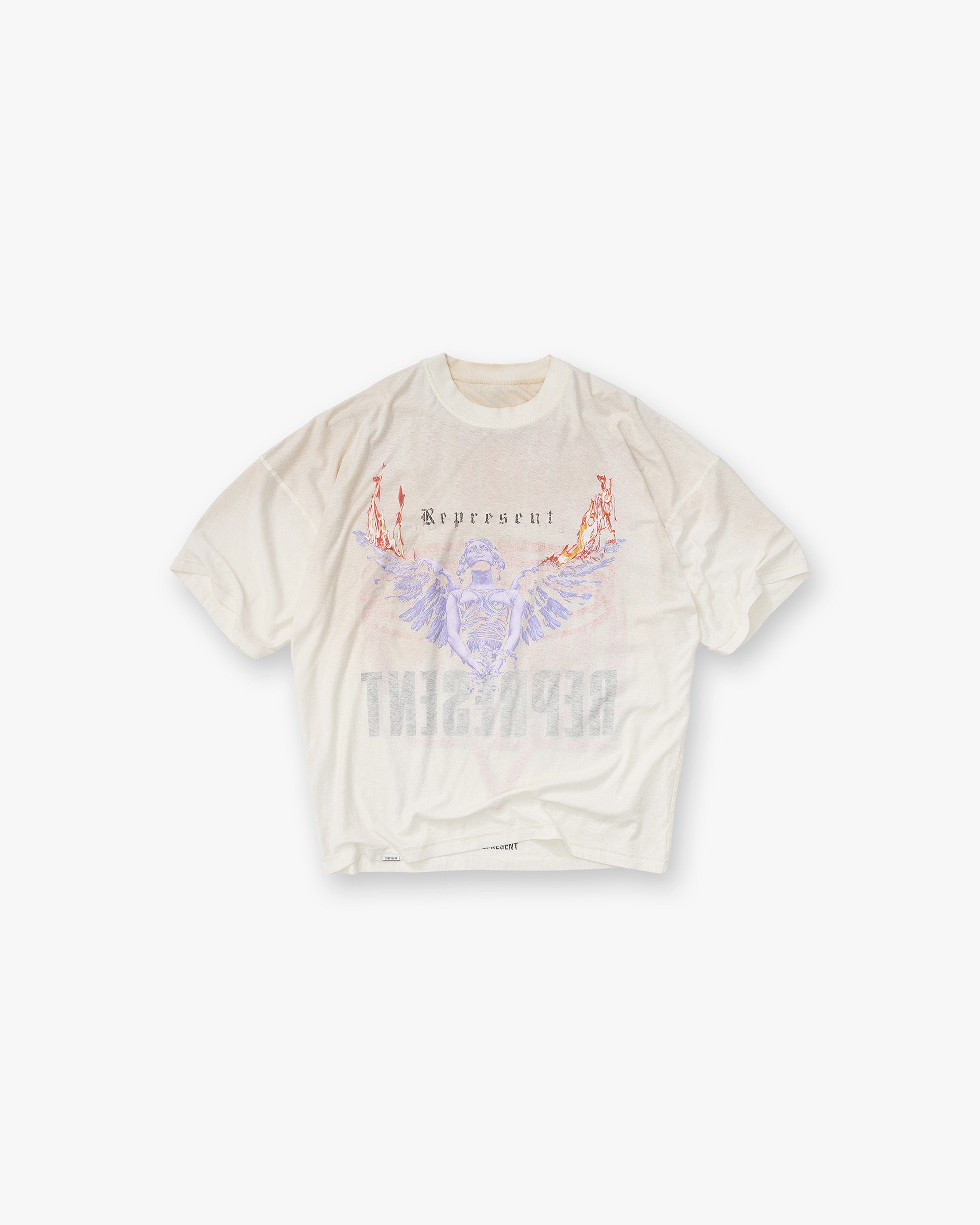 FW25 Reversible Living Legacy Tour T-Shirt - Flat White