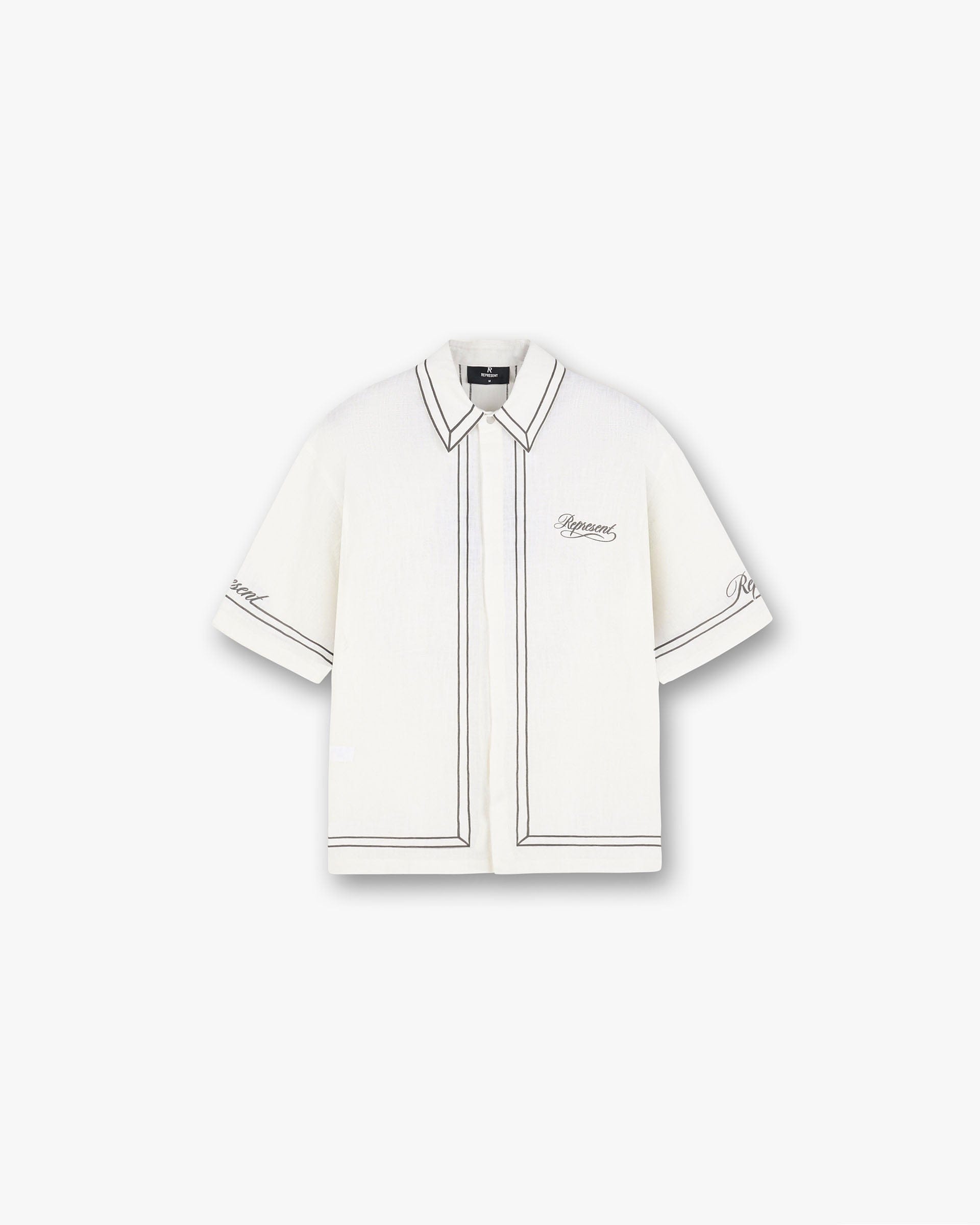 SC25 Border Shirt - Whisper White