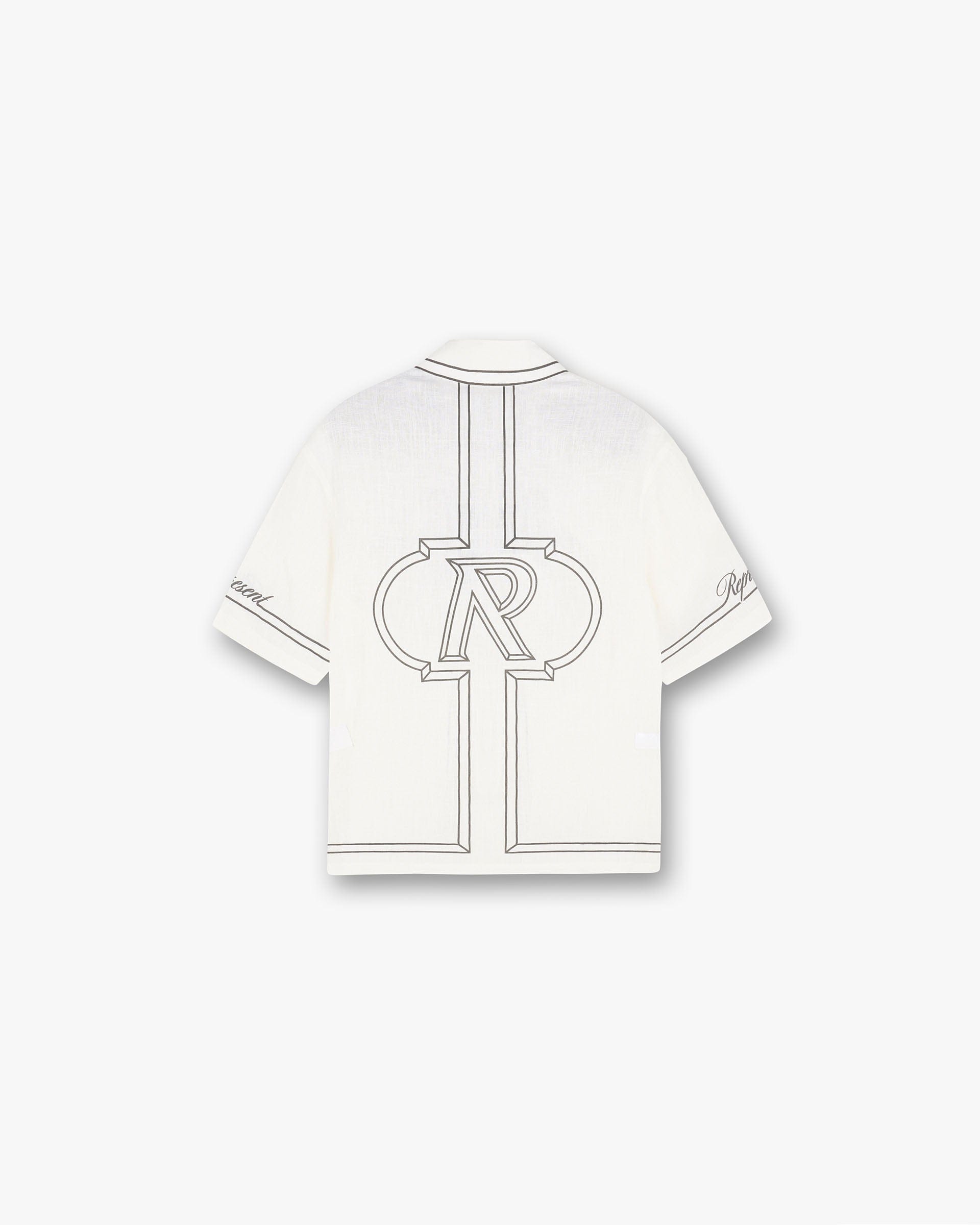 SC25 Border Shirt - Whisper White