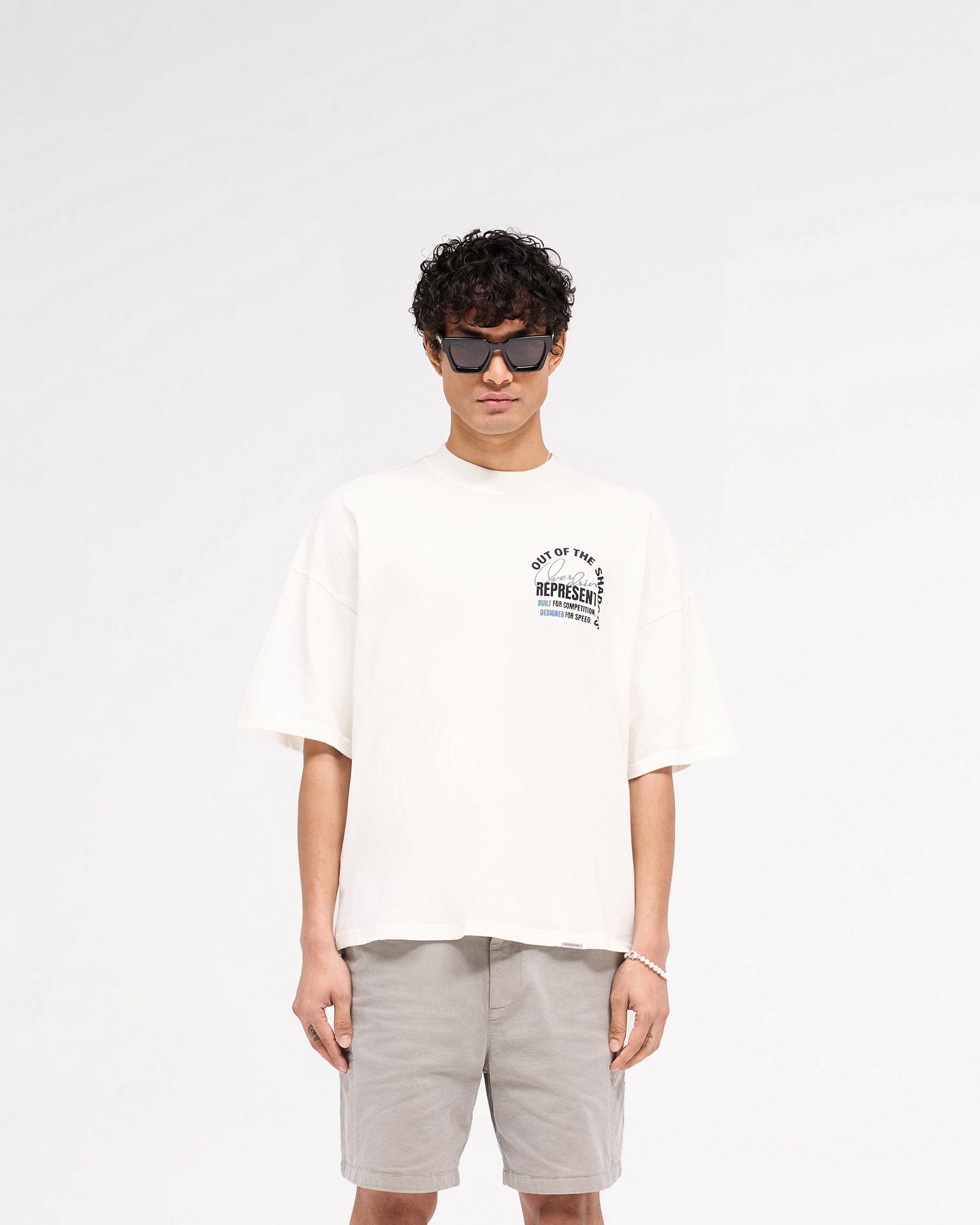 SS25 Out Of The Shadows T-Shirt - Flat White