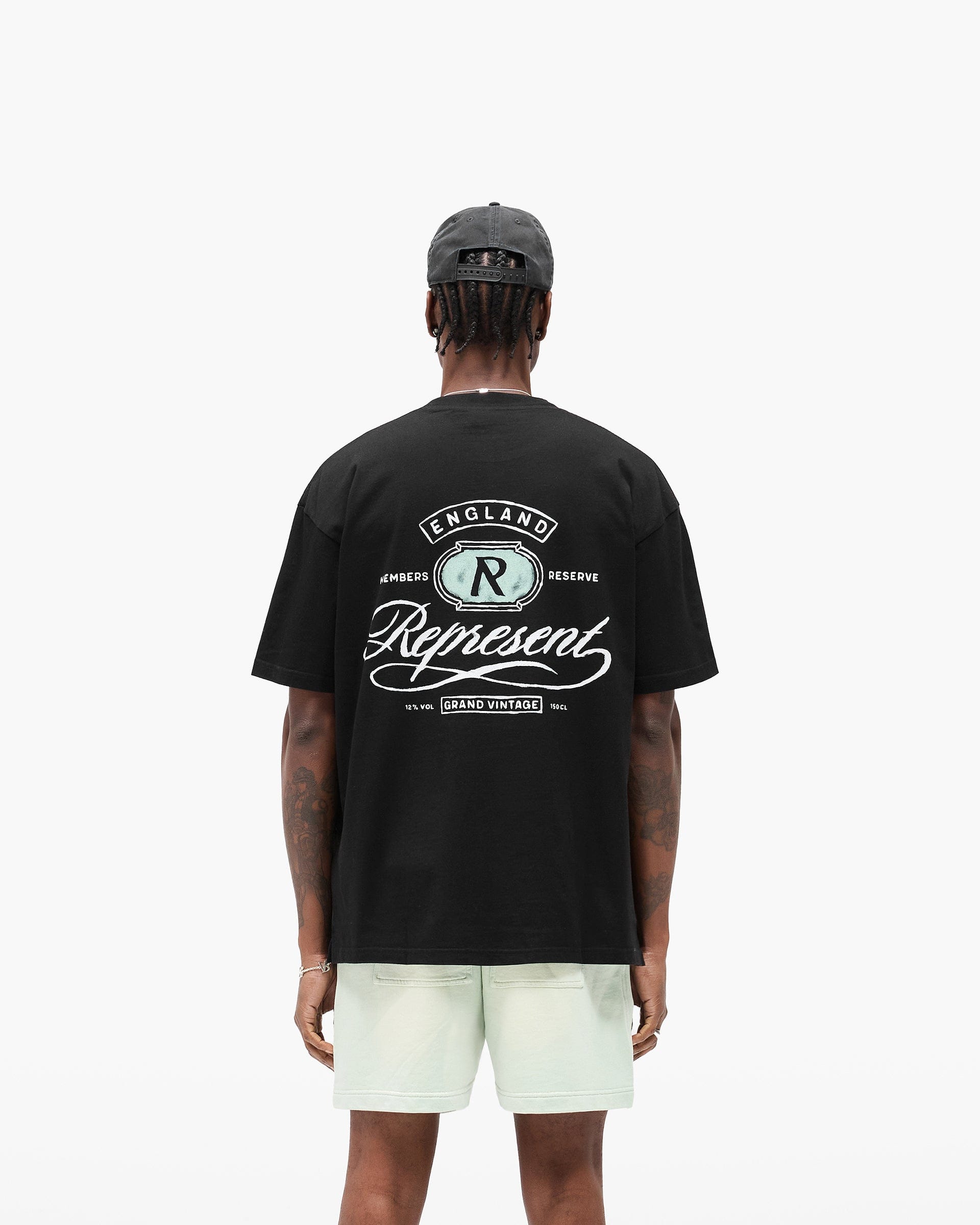 SC25 Grand Vintage Hand Drawn T-Shirt - Jet Black