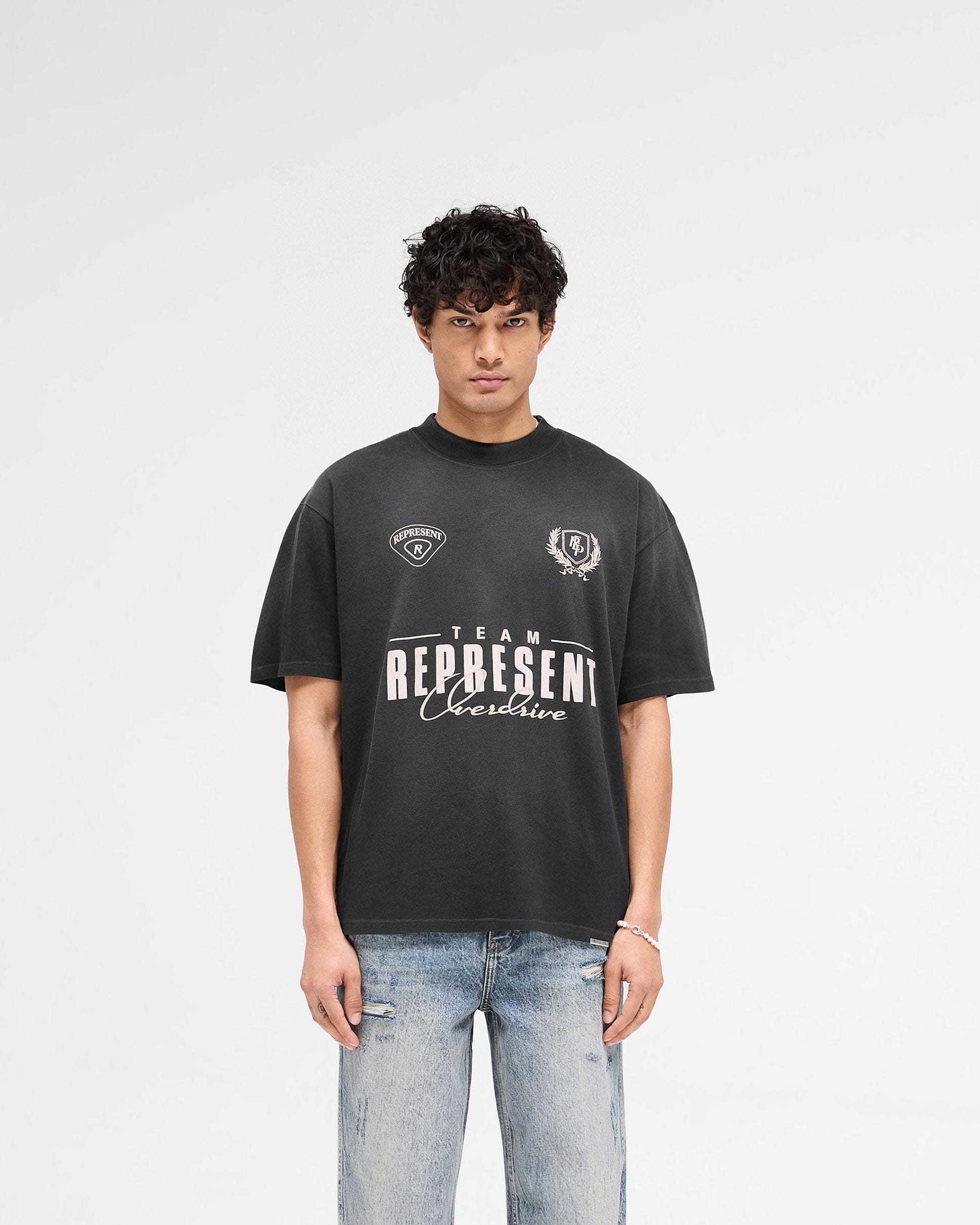 SS25 World Championship T-Shirt - Stained Black