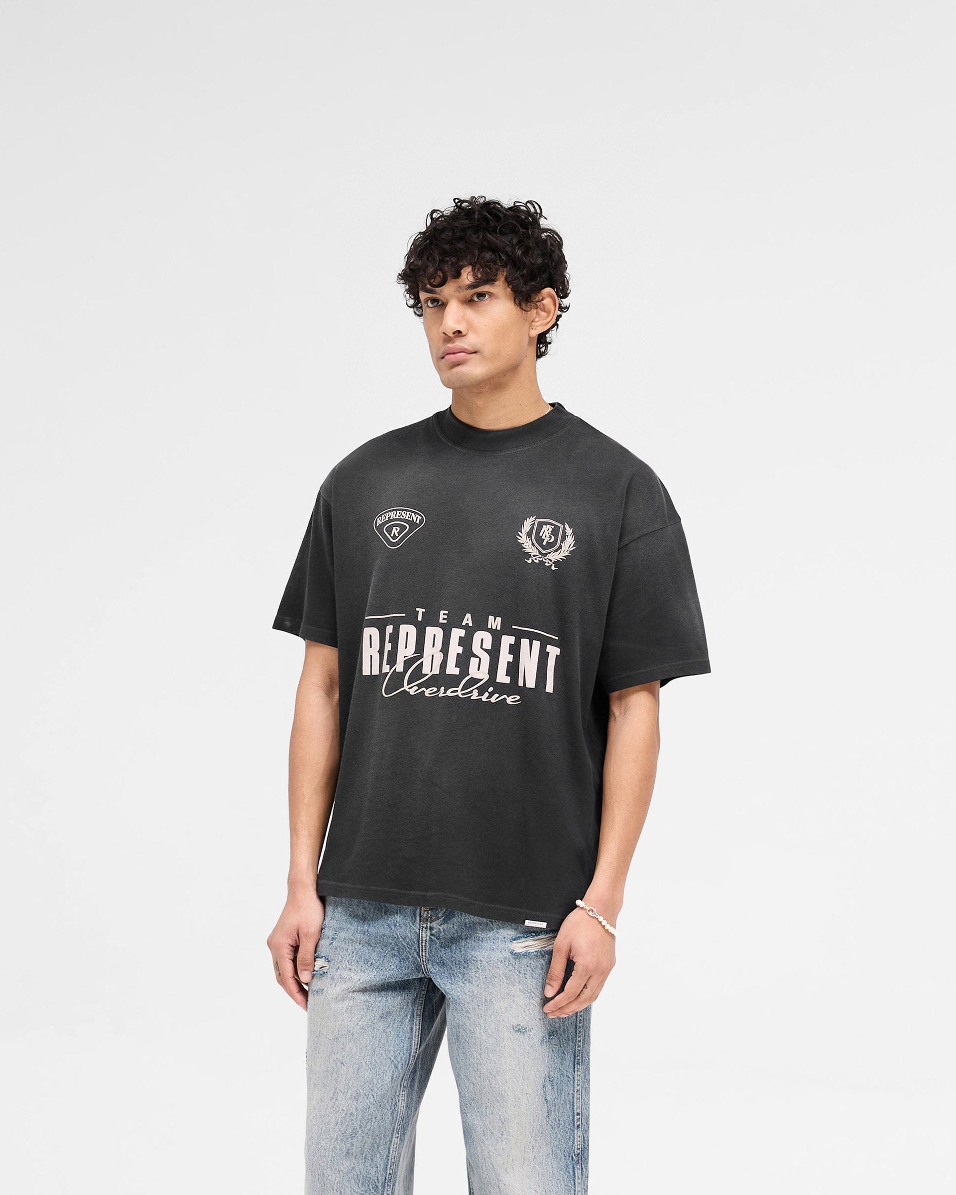 SS25 World Championship T-Shirt - Stained Black