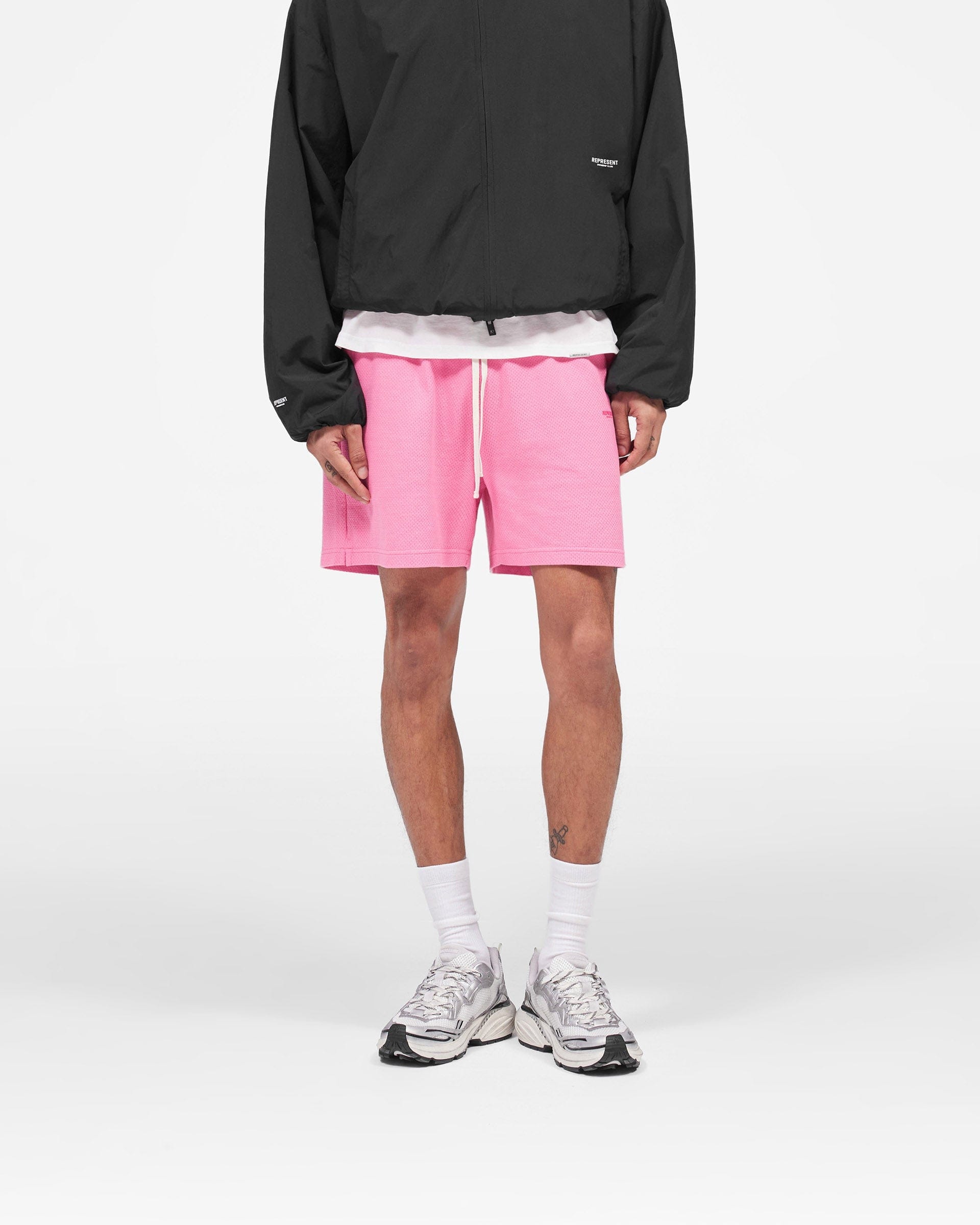 Owners Club Micro Owners Club Mesh Shorts - Pink Lemonade