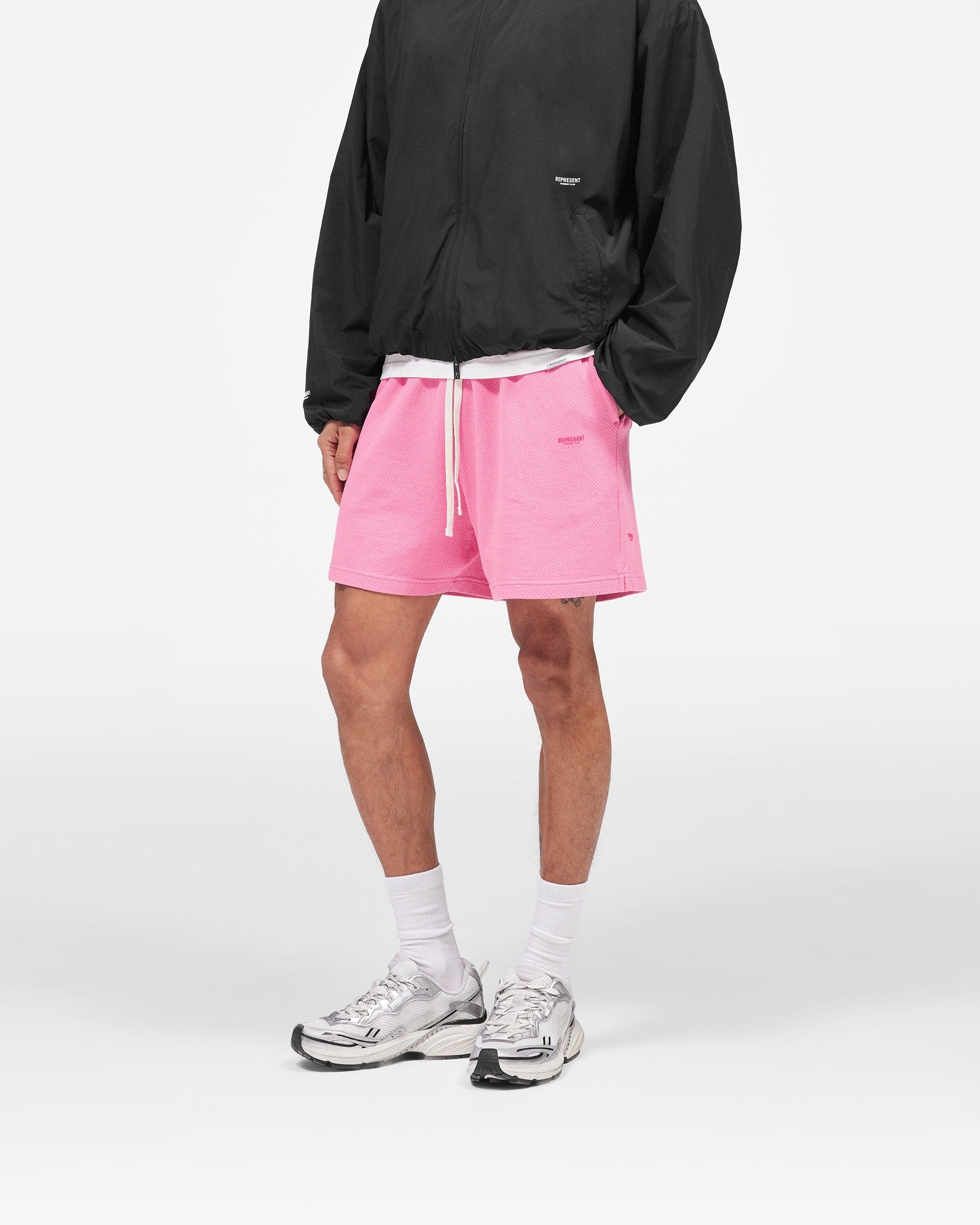Owners Club Micro Owners Club Mesh Shorts - Pink Lemonade
