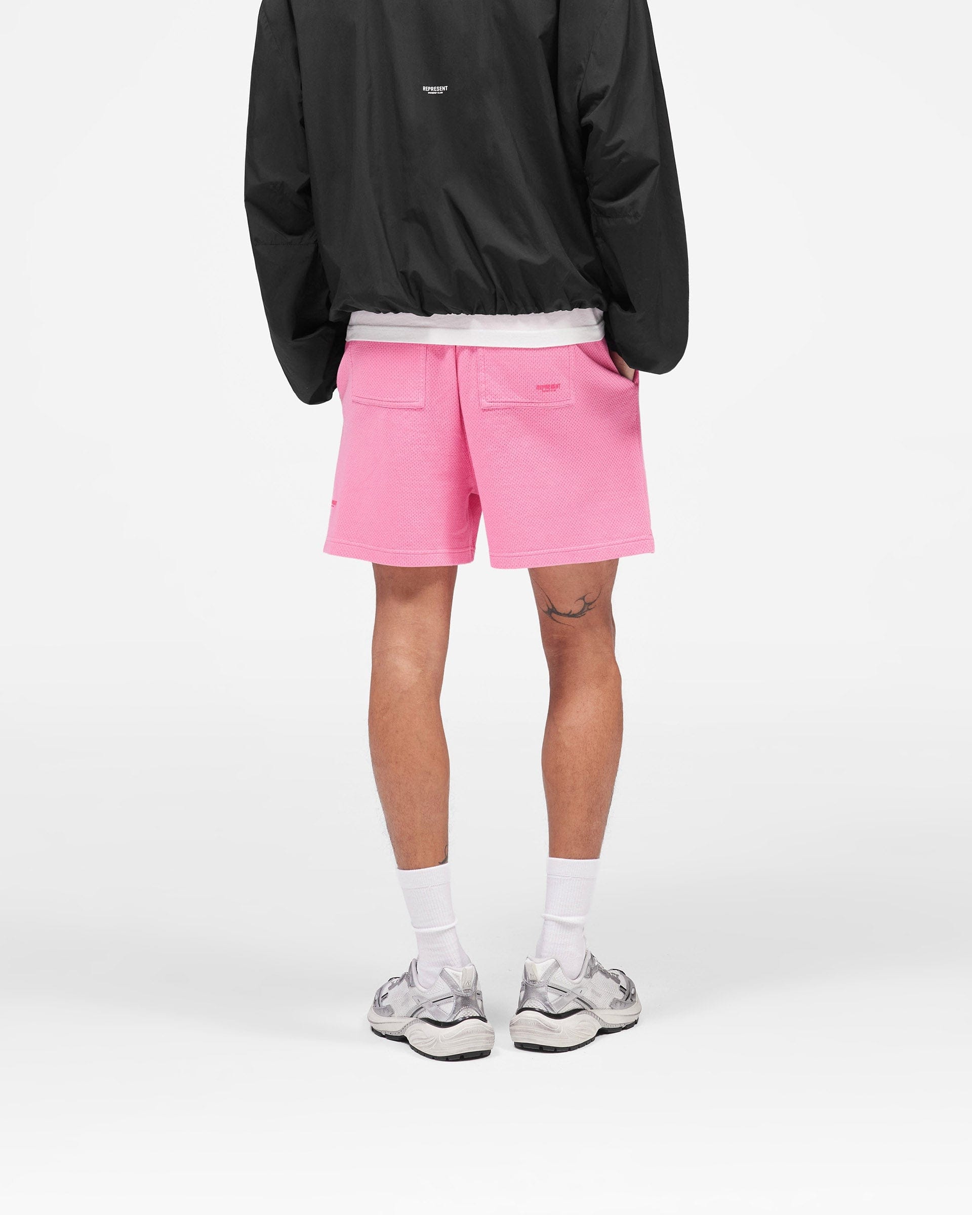 Owners Club Micro Owners Club Mesh Shorts - Pink Lemonade