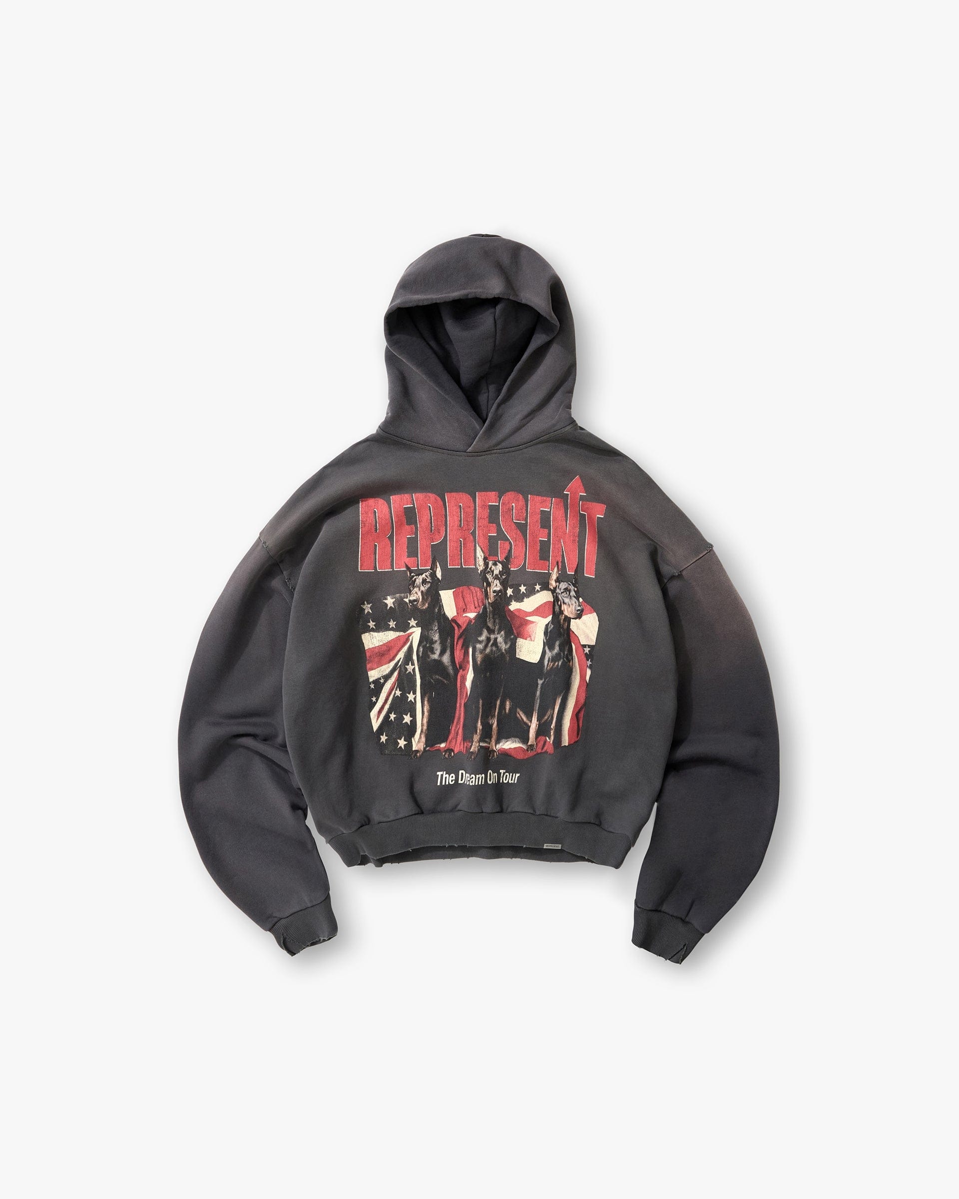 SS26 Dream On Tour Hoodie - Sun Fade Grey