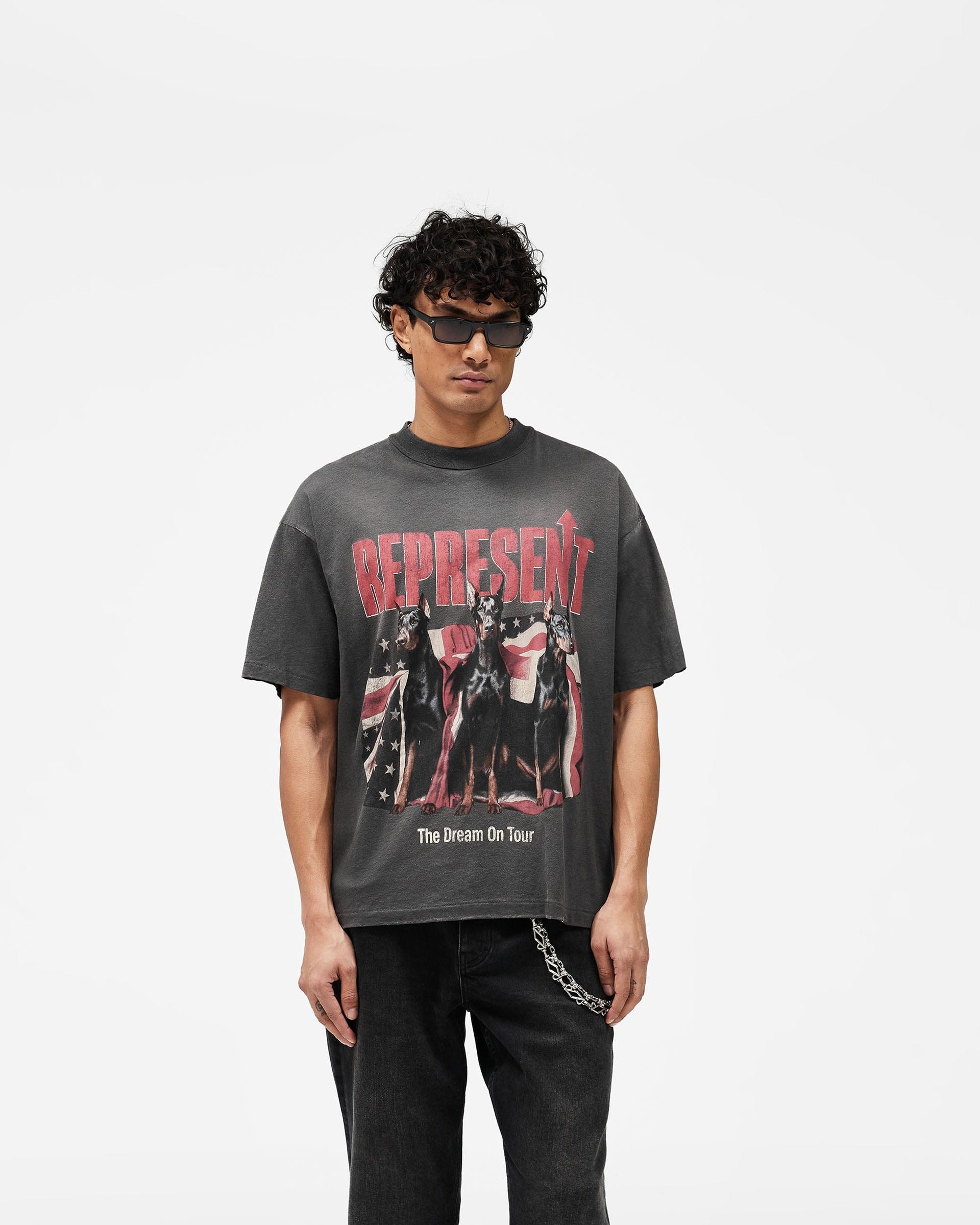 SS26 Dream On Tour T-Shirt - Sun Fade Grey
